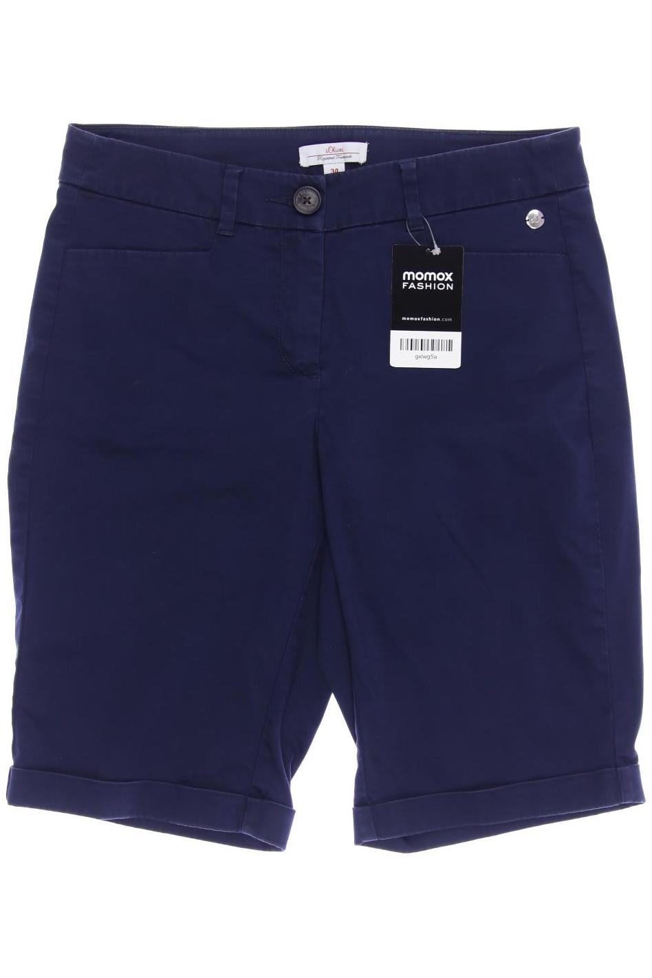 

s.Oliver Damen Shorts, marineblau