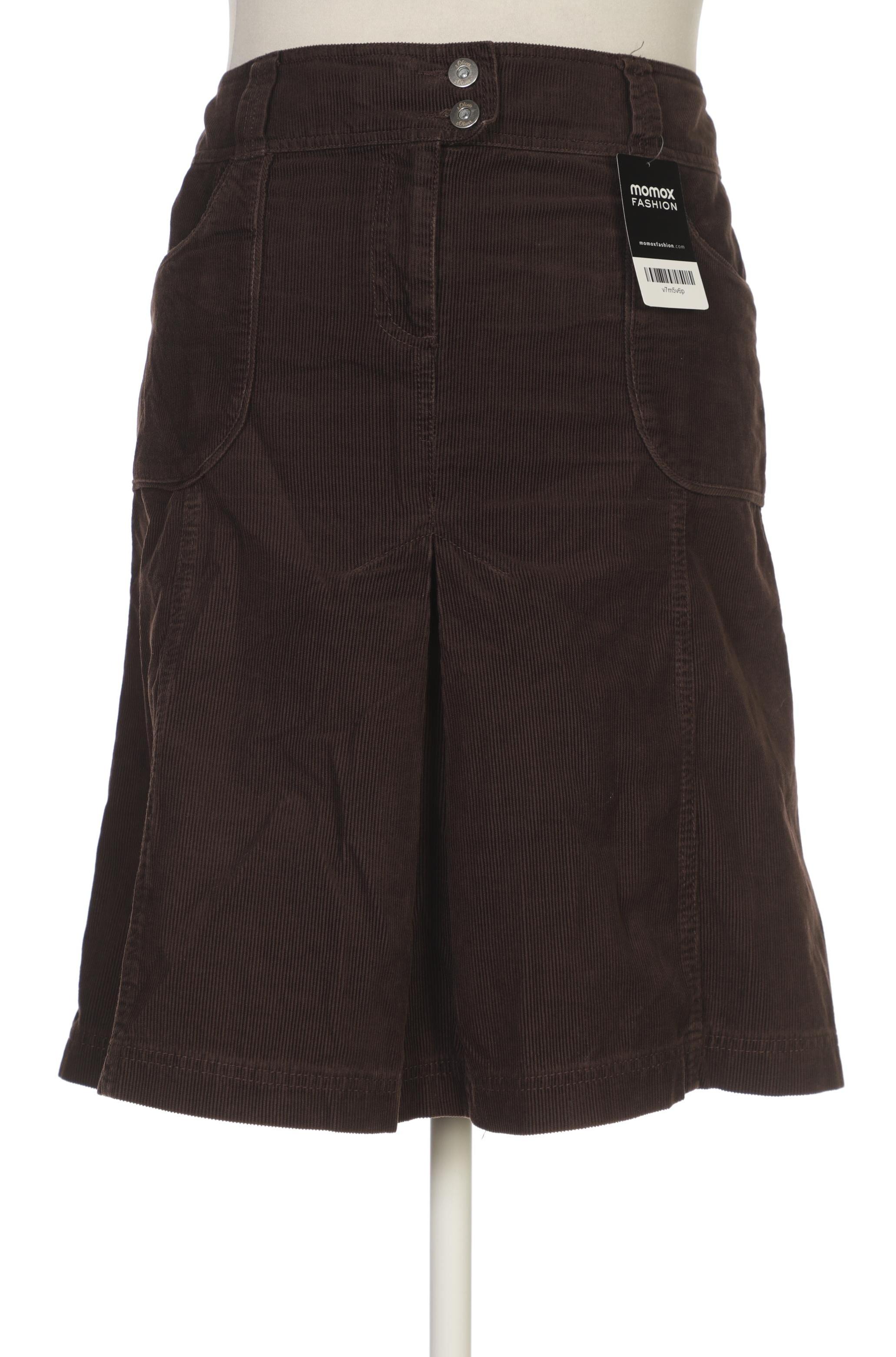 

s.Oliver Damen Rock, braun, Gr. 42