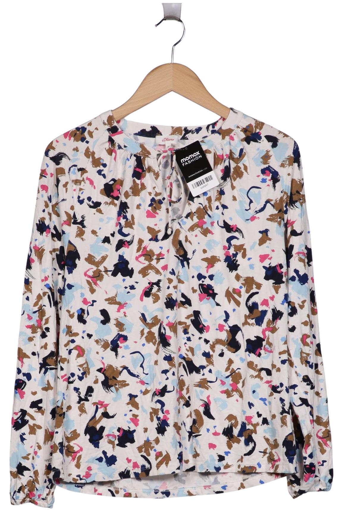 

s.Oliver Damen Langarmshirt, mehrfarbig, Gr. 36