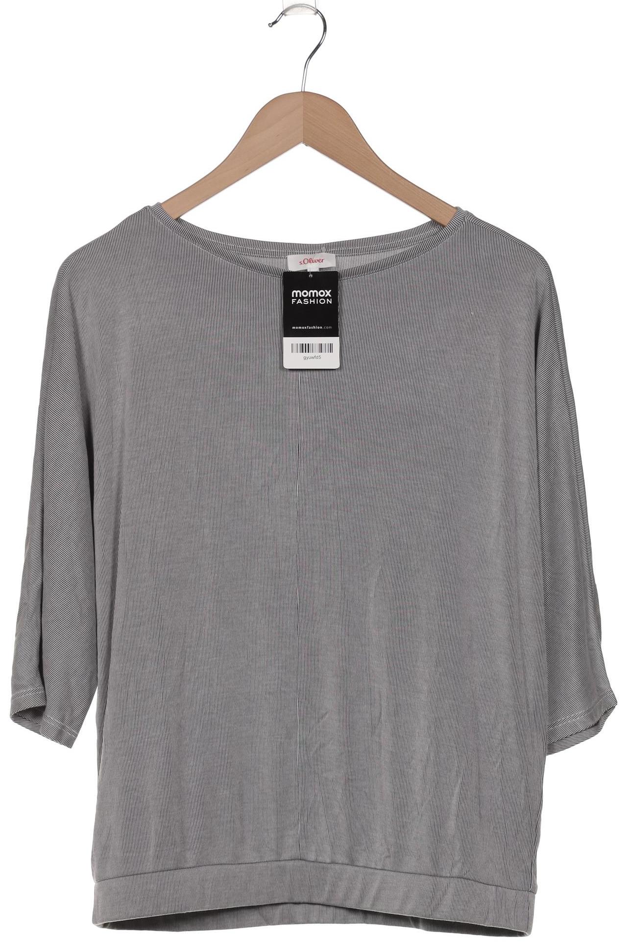 

s.Oliver Damen Langarmshirt, grau, Gr. 38
