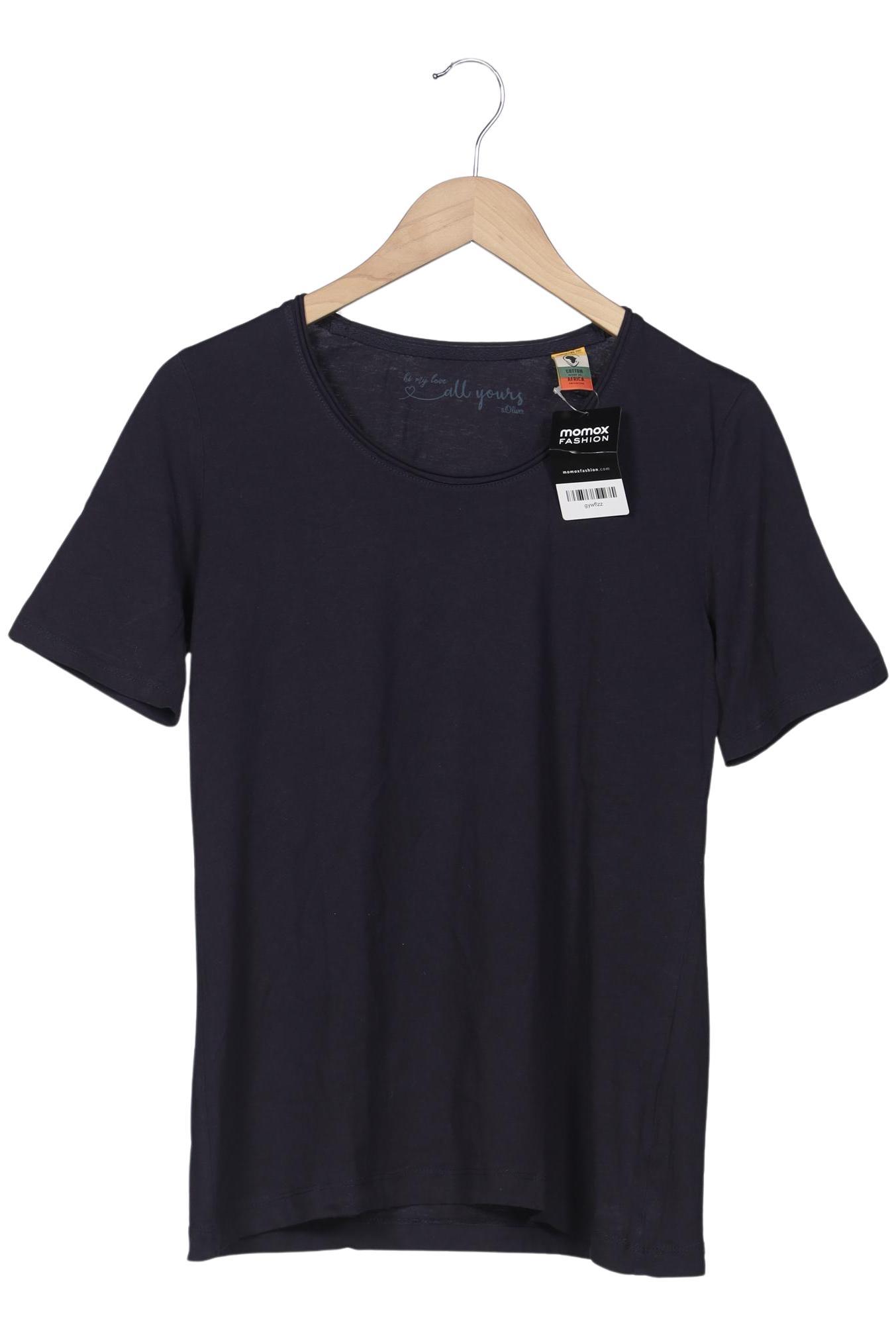 

s.Oliver Damen T-Shirt, marineblau, Gr. 44