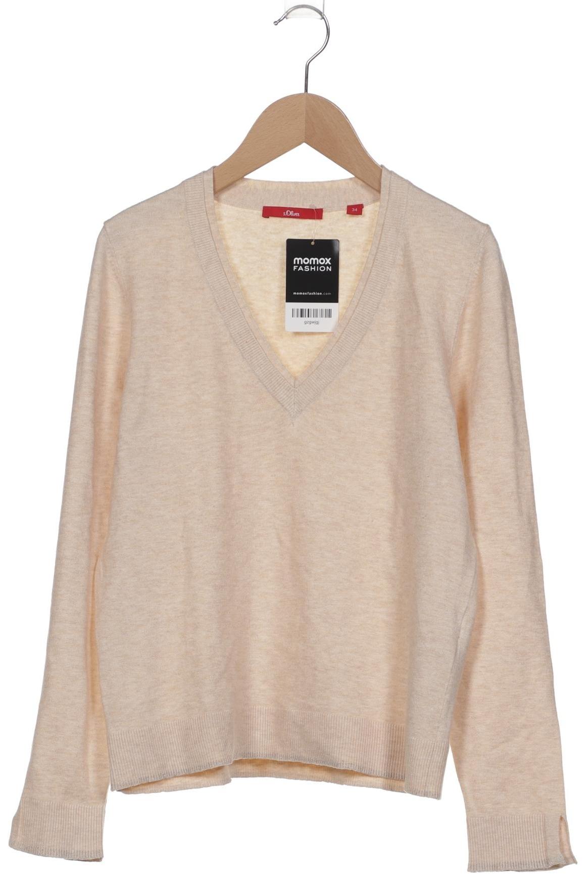 

s.Oliver Damen Pullover, beige, Gr. 34