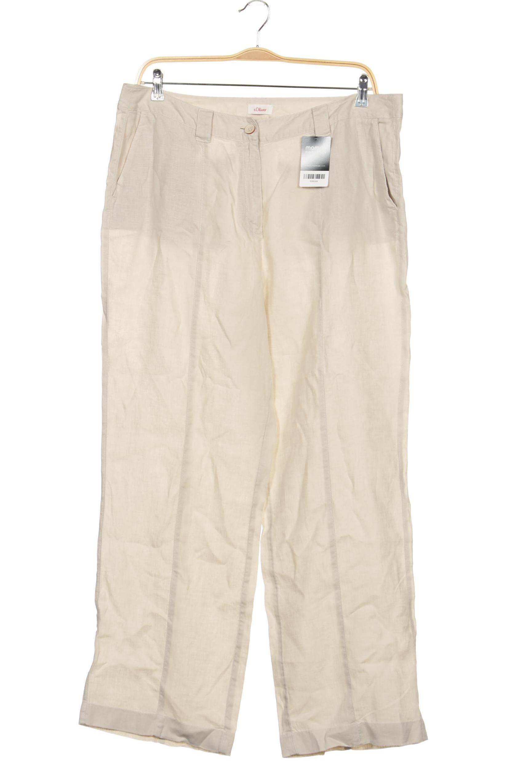 

s.Oliver Damen Stoffhose, beige, Gr. 46