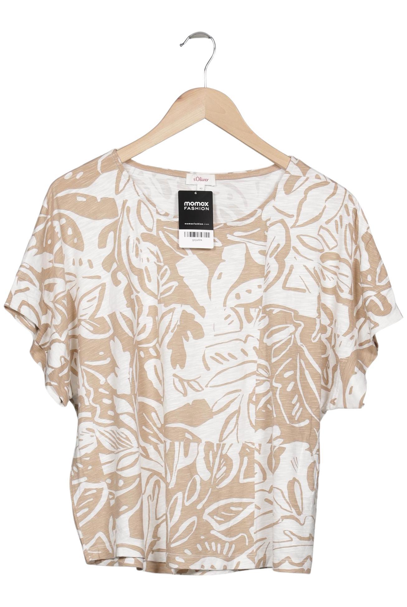 

s.Oliver Damen T-Shirt, weiß, Gr. 40