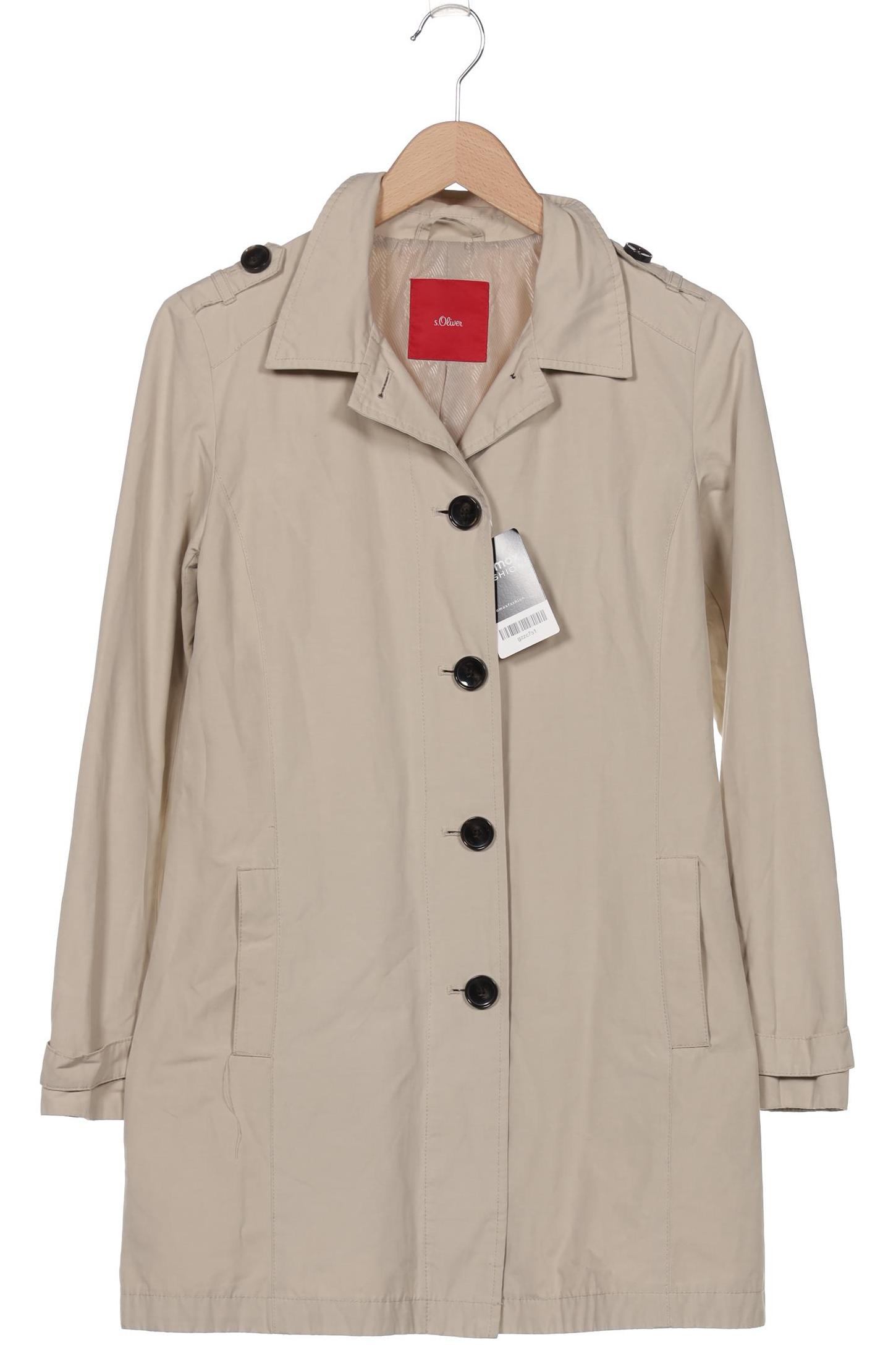 

s.Oliver Damen Mantel, beige, Gr. 38
