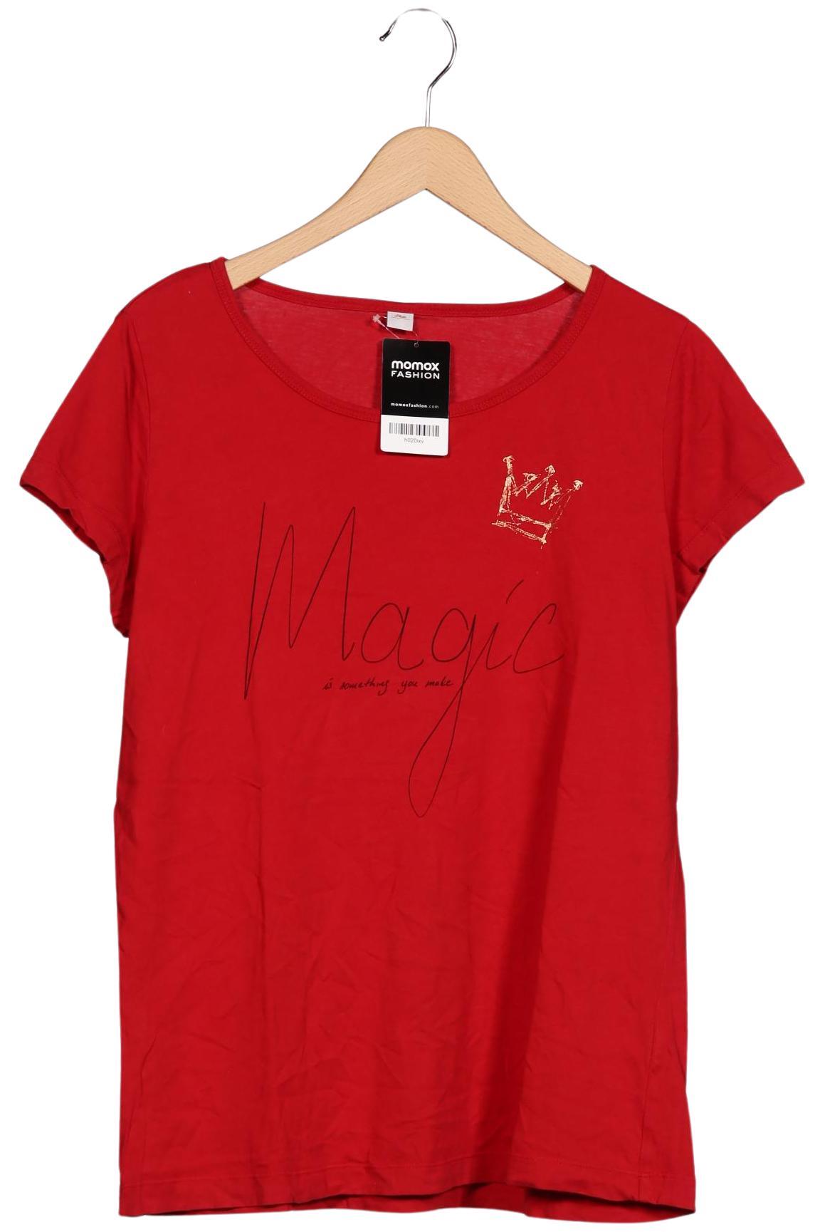 

s.Oliver Damen T-Shirt, rot, Gr. 44