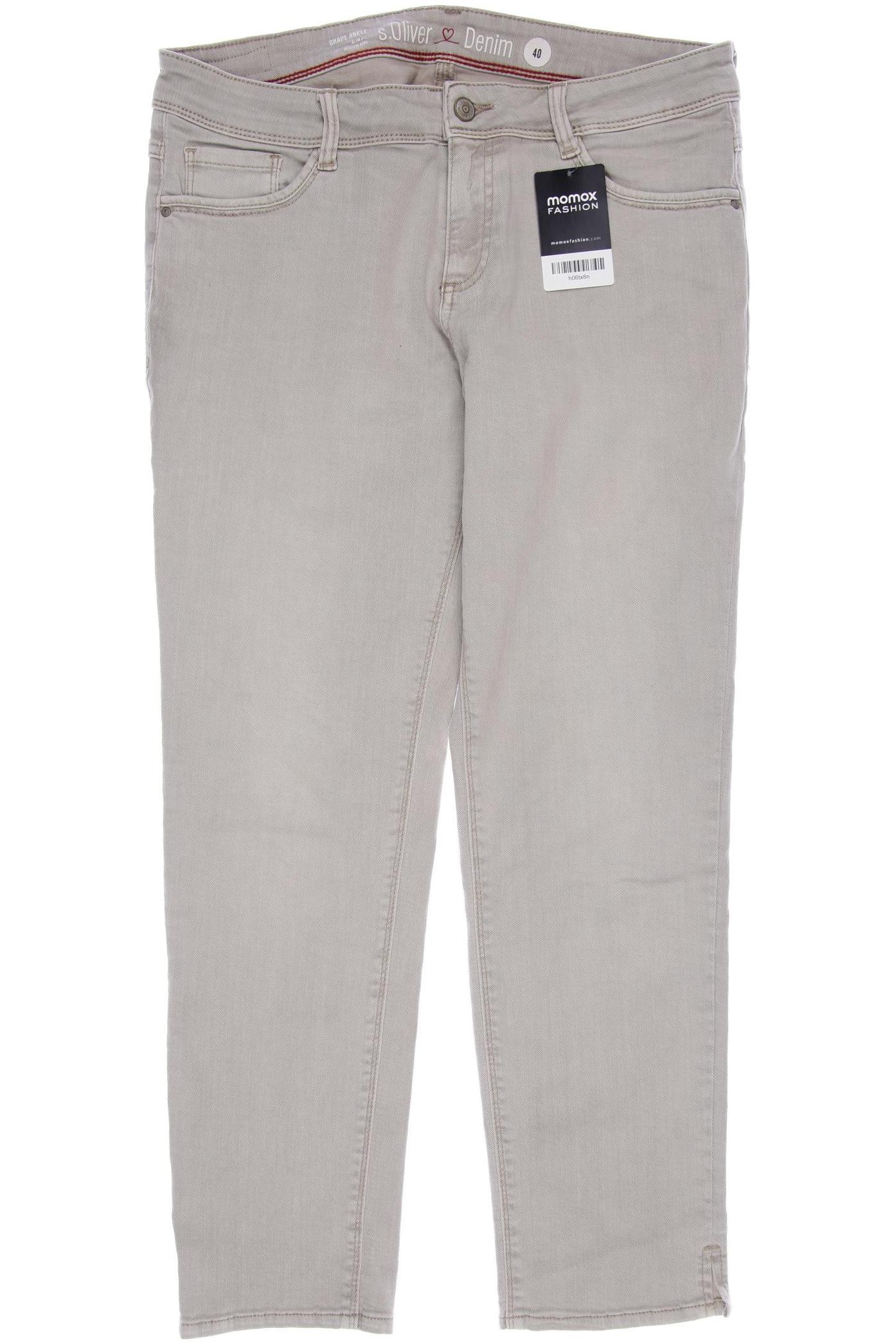 

s.Oliver Damen Jeans, beige, Gr. 40