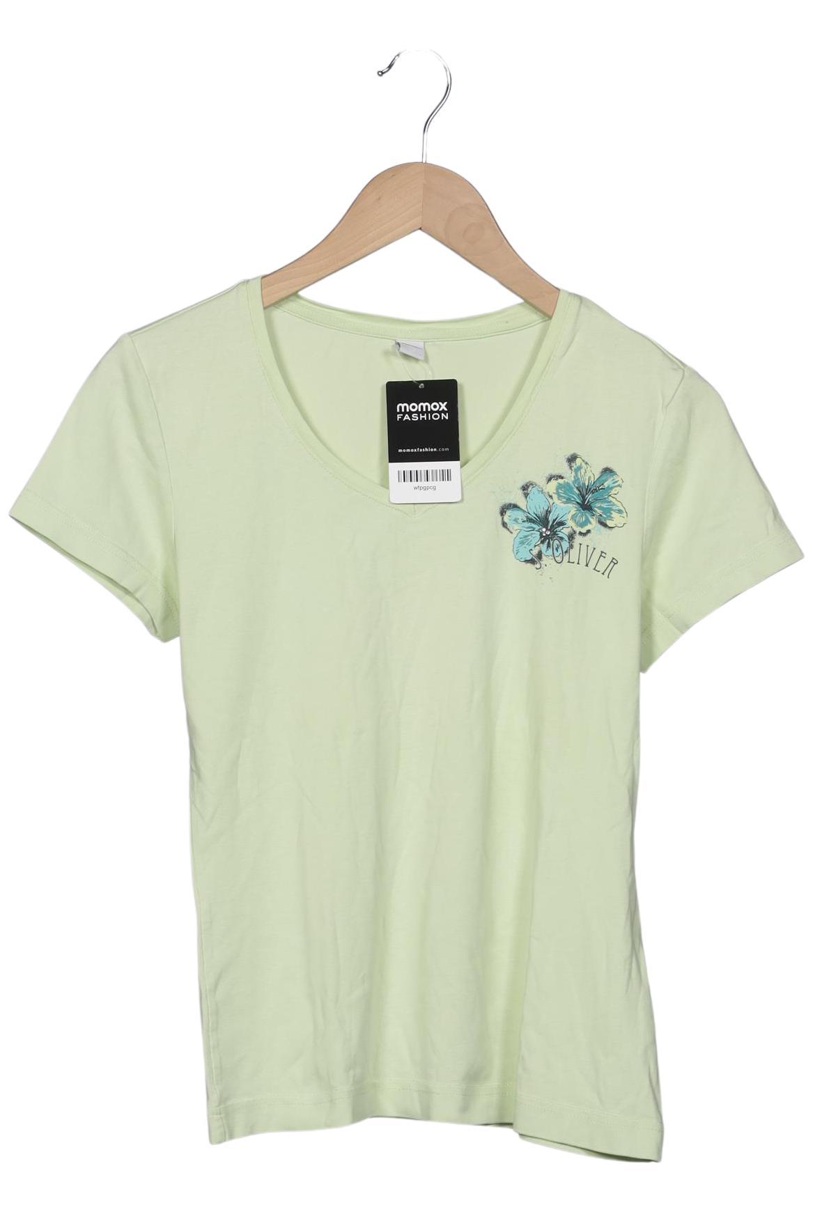 

s.Oliver Damen T-Shirt, hellgrün, Gr. 40