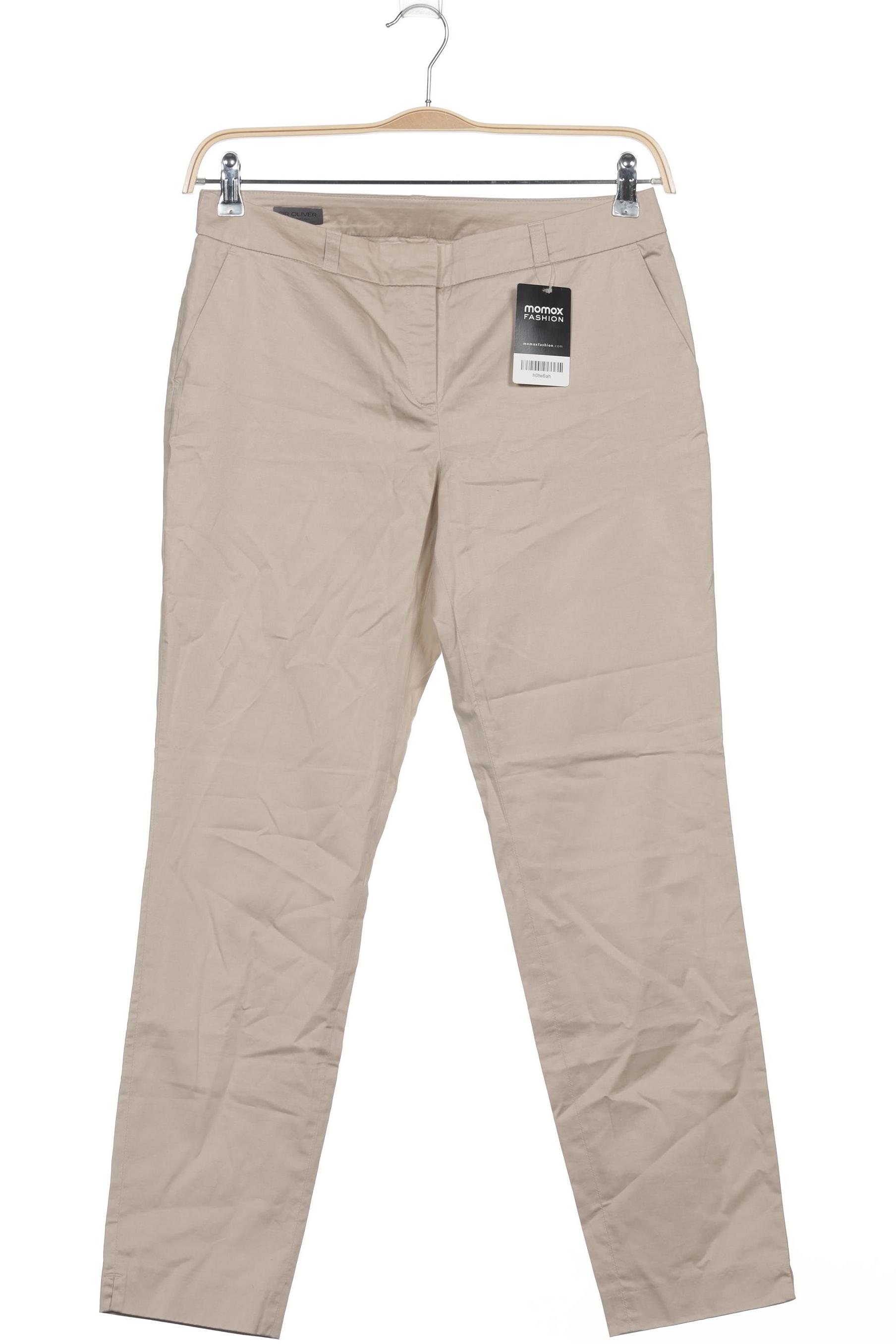 

s.Oliver Damen Stoffhose, beige, Gr. 38