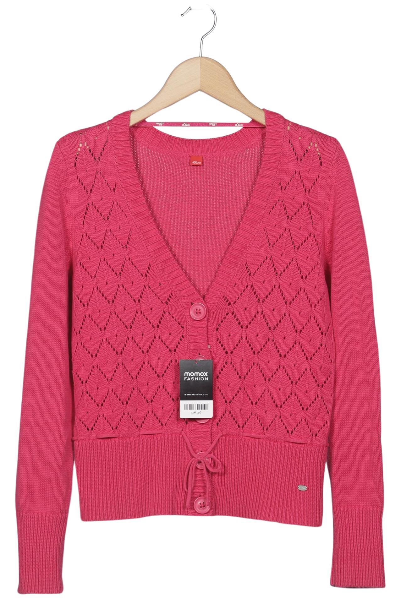 

s.Oliver Damen Strickjacke, pink, Gr. 38