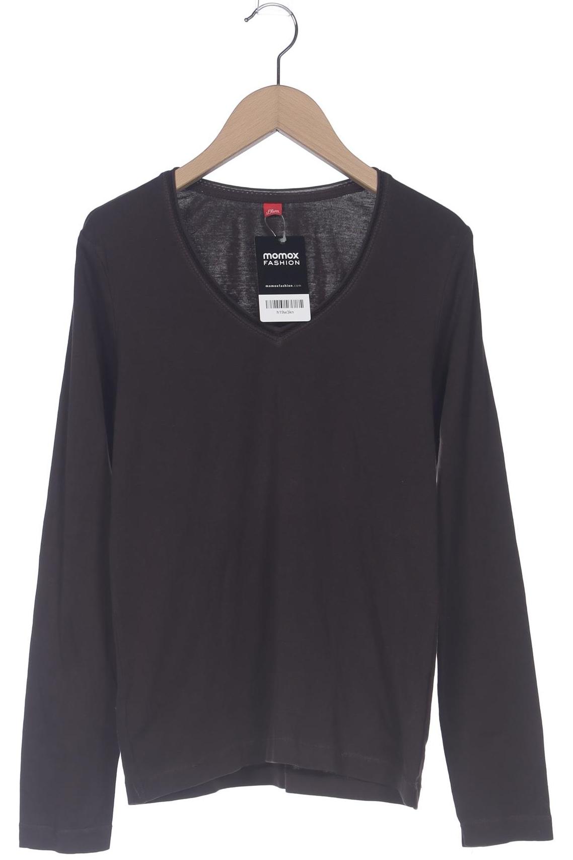 

s.Oliver Damen Langarmshirt, braun, Gr. 38