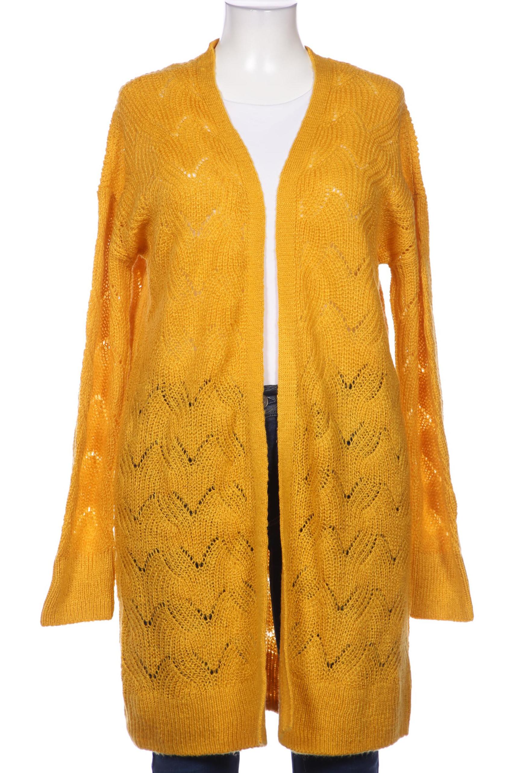 

s.Oliver Damen Strickjacke, gelb, Gr. 46