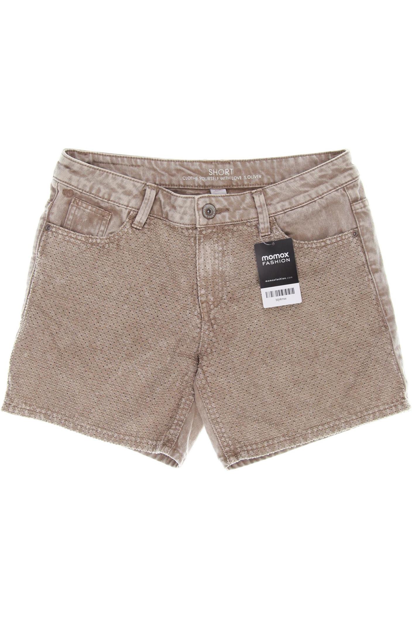 

s.Oliver Damen Shorts, beige, Gr. 36