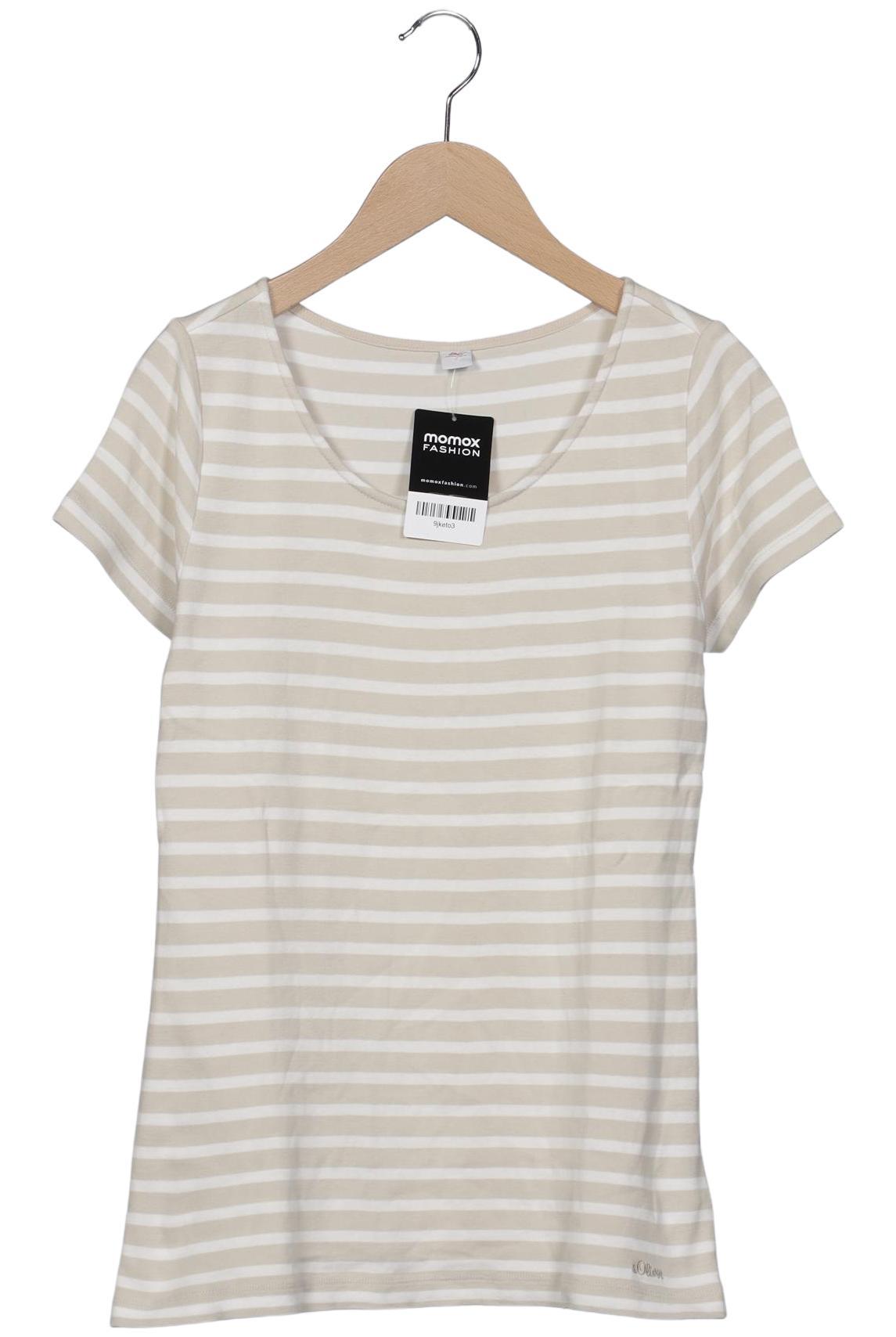 

s.Oliver Damen T-Shirt, beige, Gr. 38