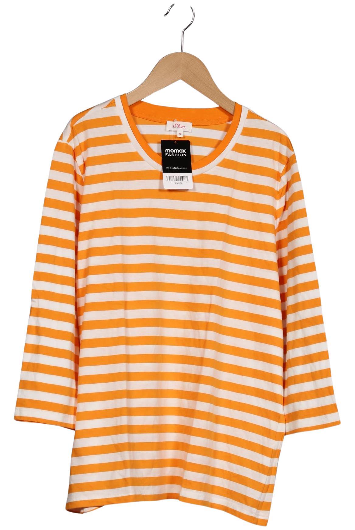

s.Oliver Damen Langarmshirt, orange, Gr. 44