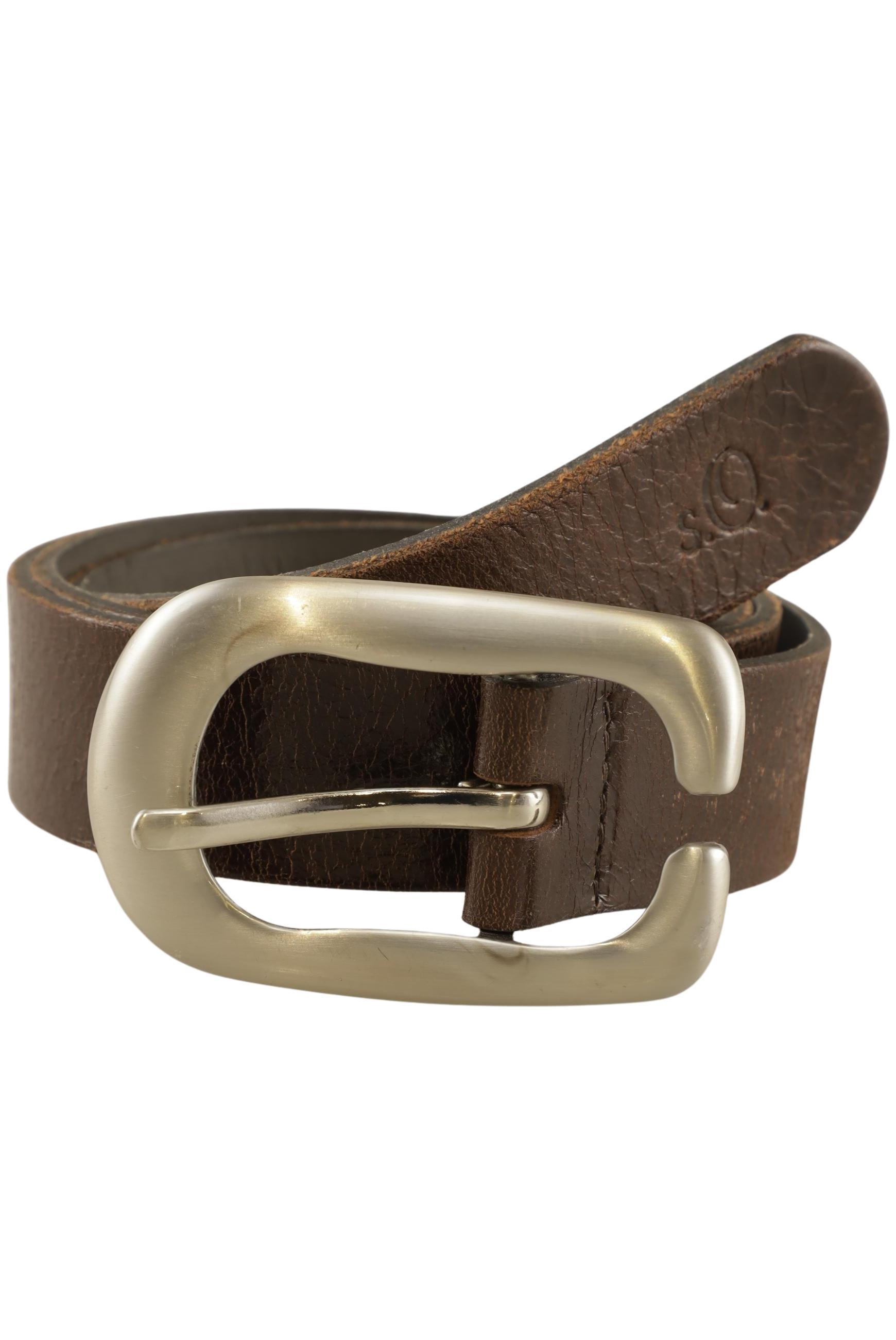 

s.Oliver Damen Gürtel, braun, Gr. 75