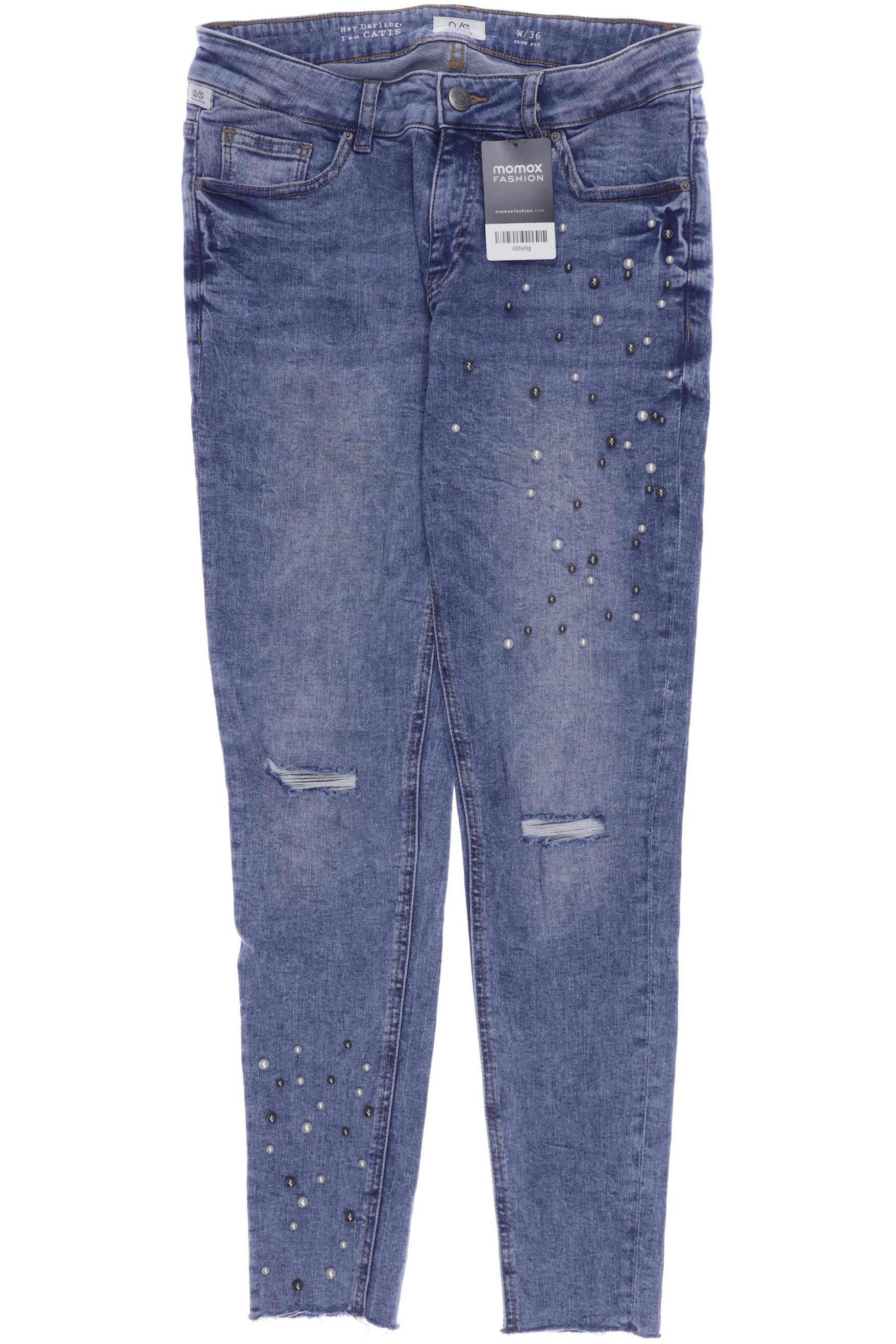

s.Oliver Damen Jeans, blau