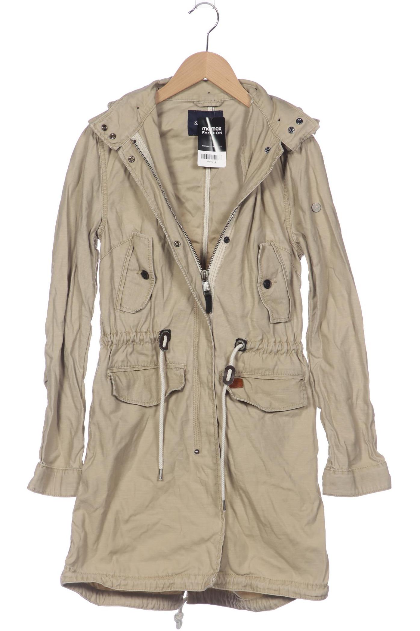 

s.Oliver Damen Mantel, beige, Gr. 36