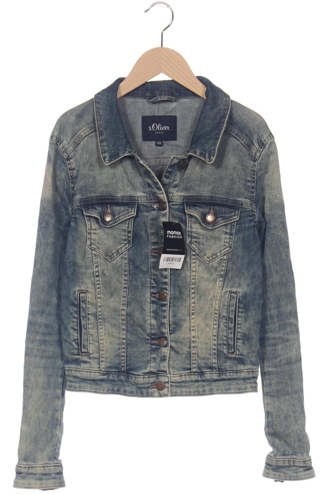 

s.Oliver Damen Jacke, blau, Gr. 34