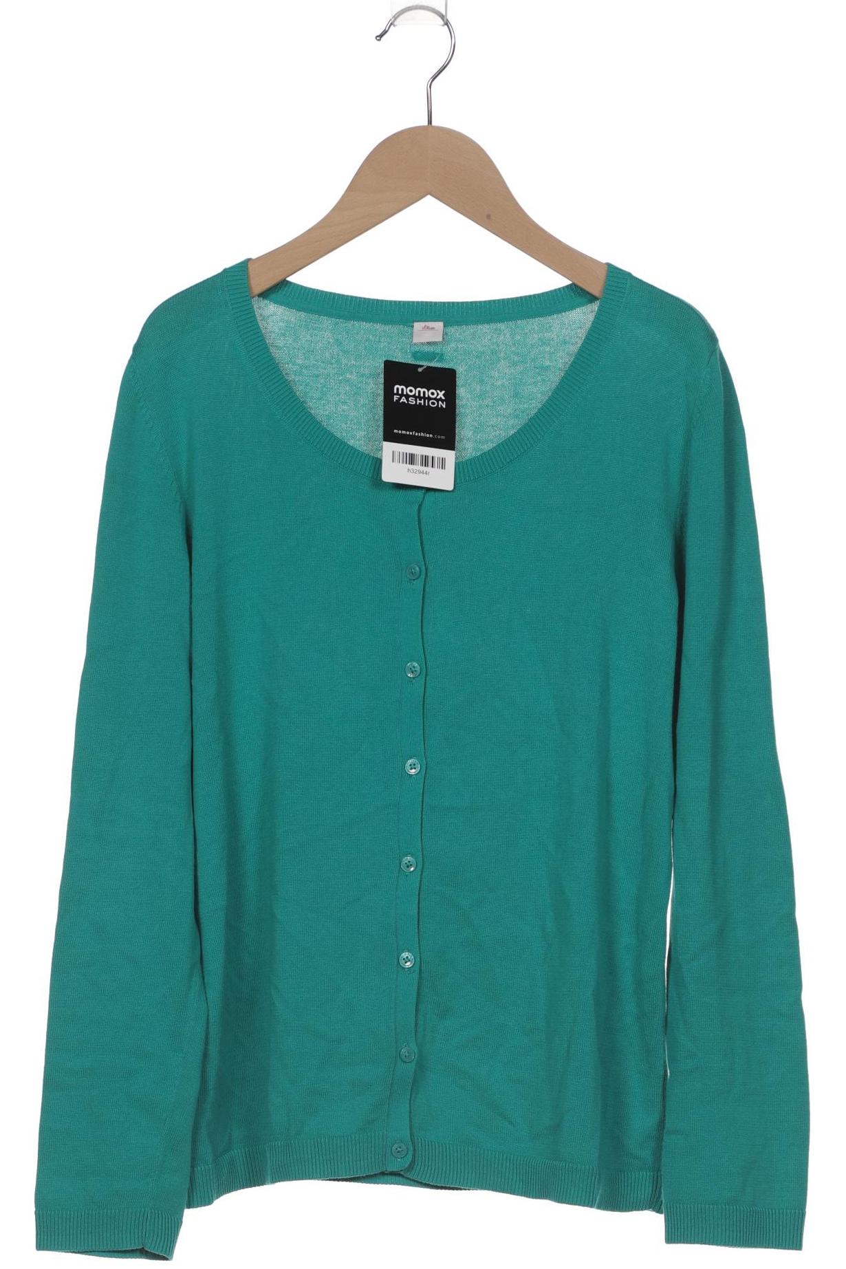 

s.Oliver Damen Strickjacke, grün, Gr. 40