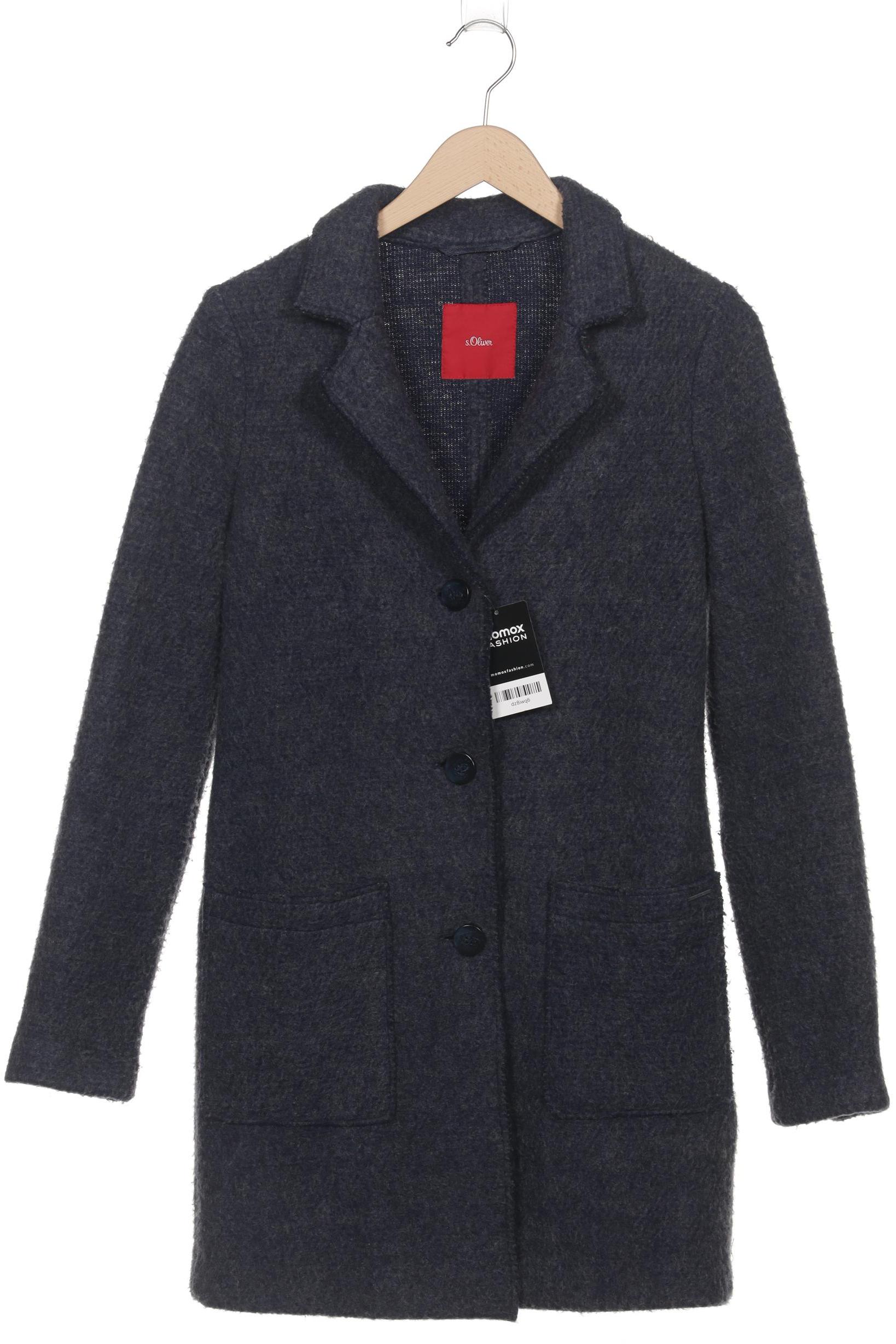 

s.Oliver Damen Mantel, marineblau, Gr. 38