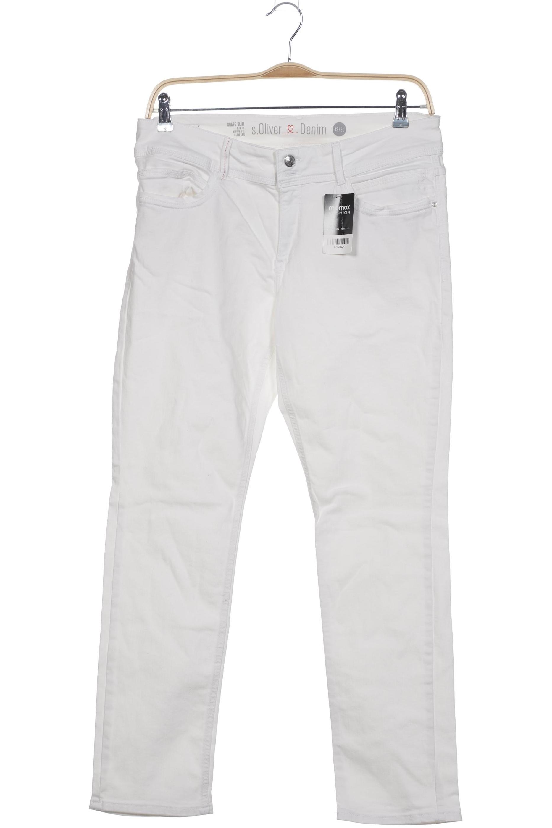 

s.Oliver Damen Jeans, weiß, Gr. 42