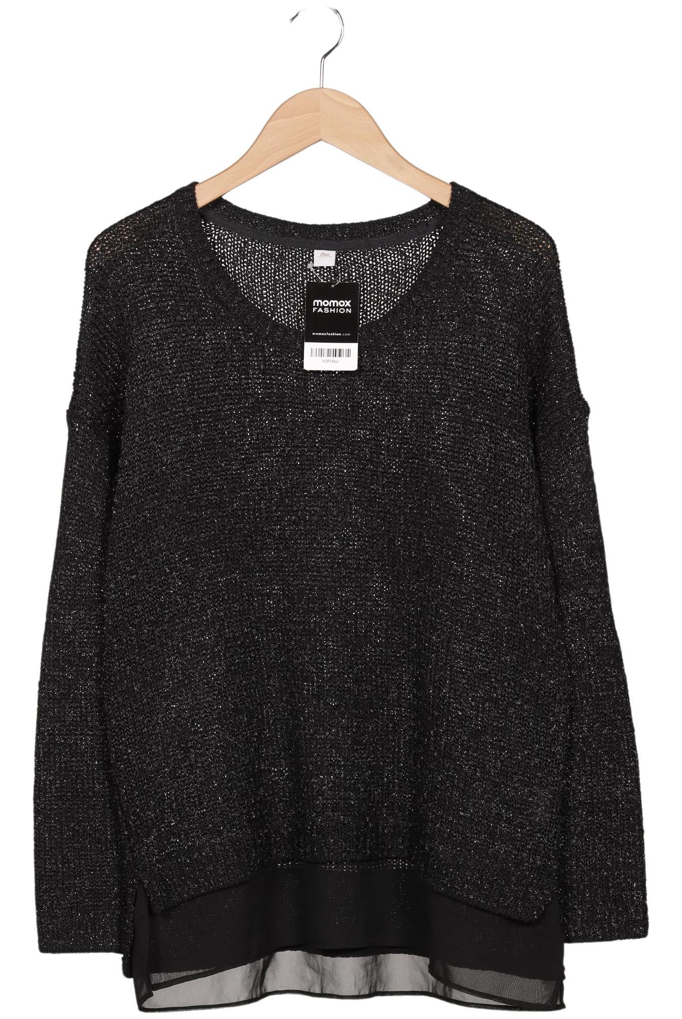 

s.Oliver Damen Pullover, schwarz, Gr. 40