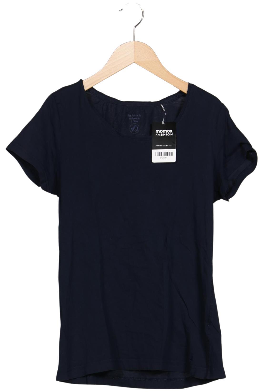 

s.Oliver Damen T-Shirt, marineblau, Gr. 38