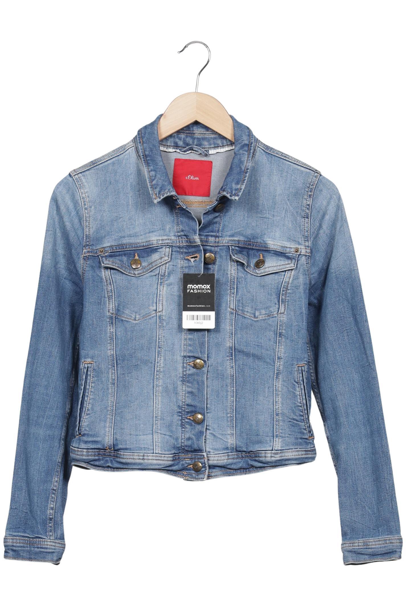 

s.Oliver Damen Jacke, blau, Gr. 38