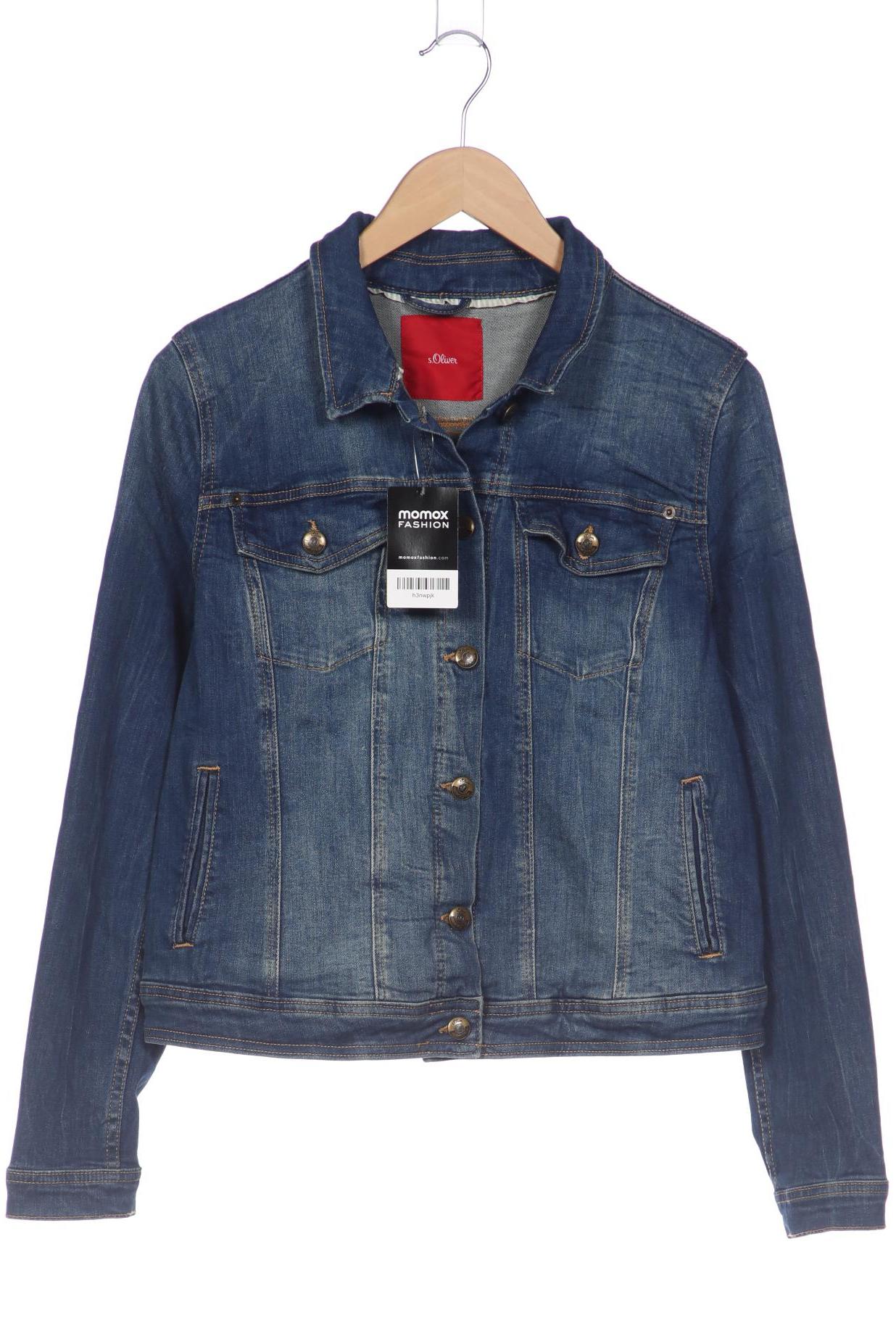 

s.Oliver Damen Jacke, blau, Gr. 42