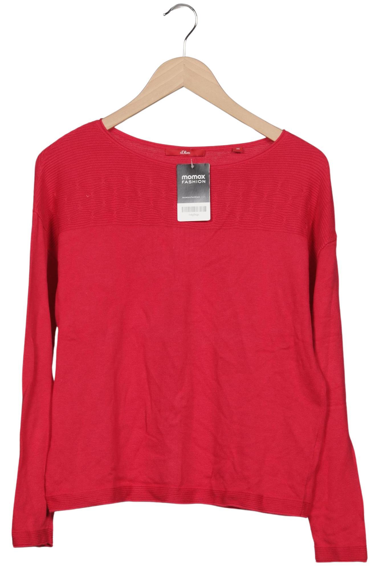 

s.Oliver Damen Pullover, rot, Gr. 36