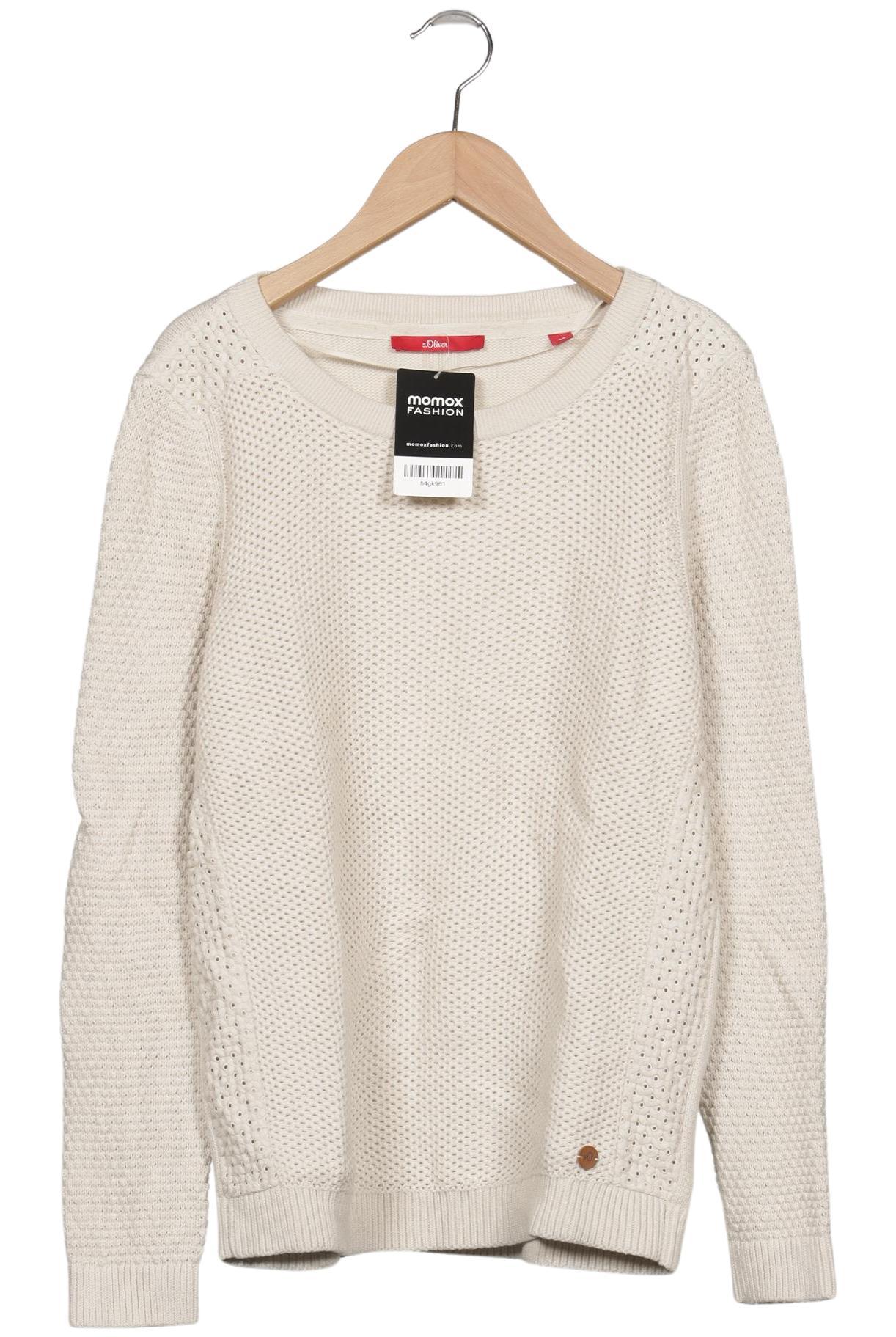 

s.Oliver Damen Pullover, cremeweiß, Gr. 38