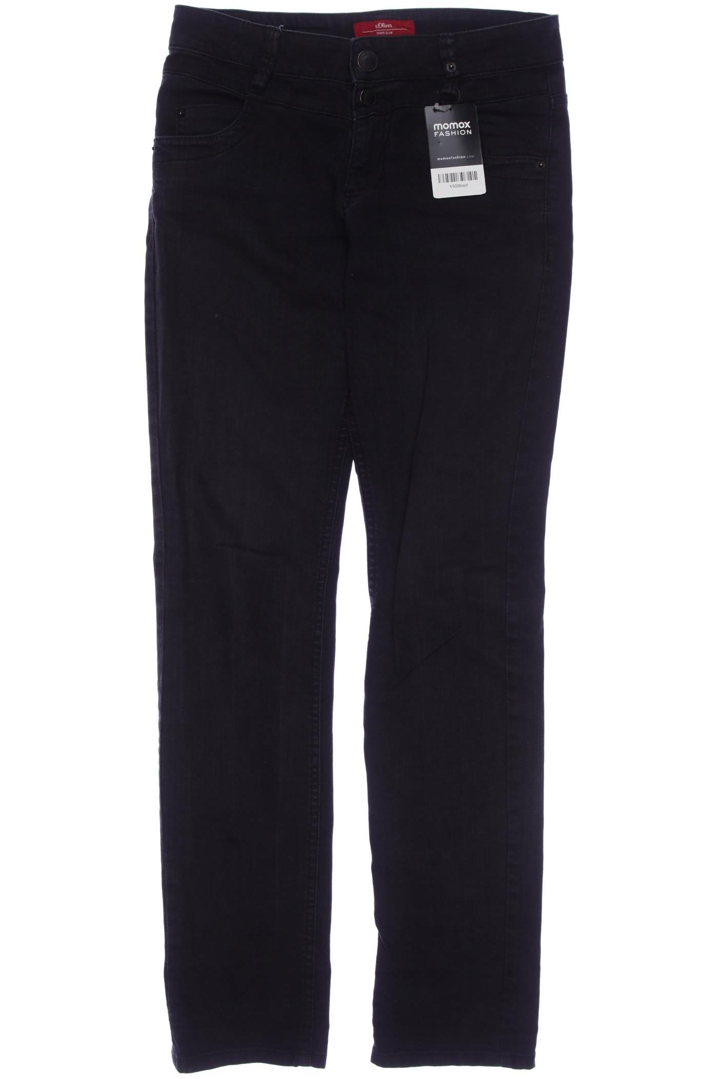 

s.Oliver Damen Jeans, schwarz, Gr. 28