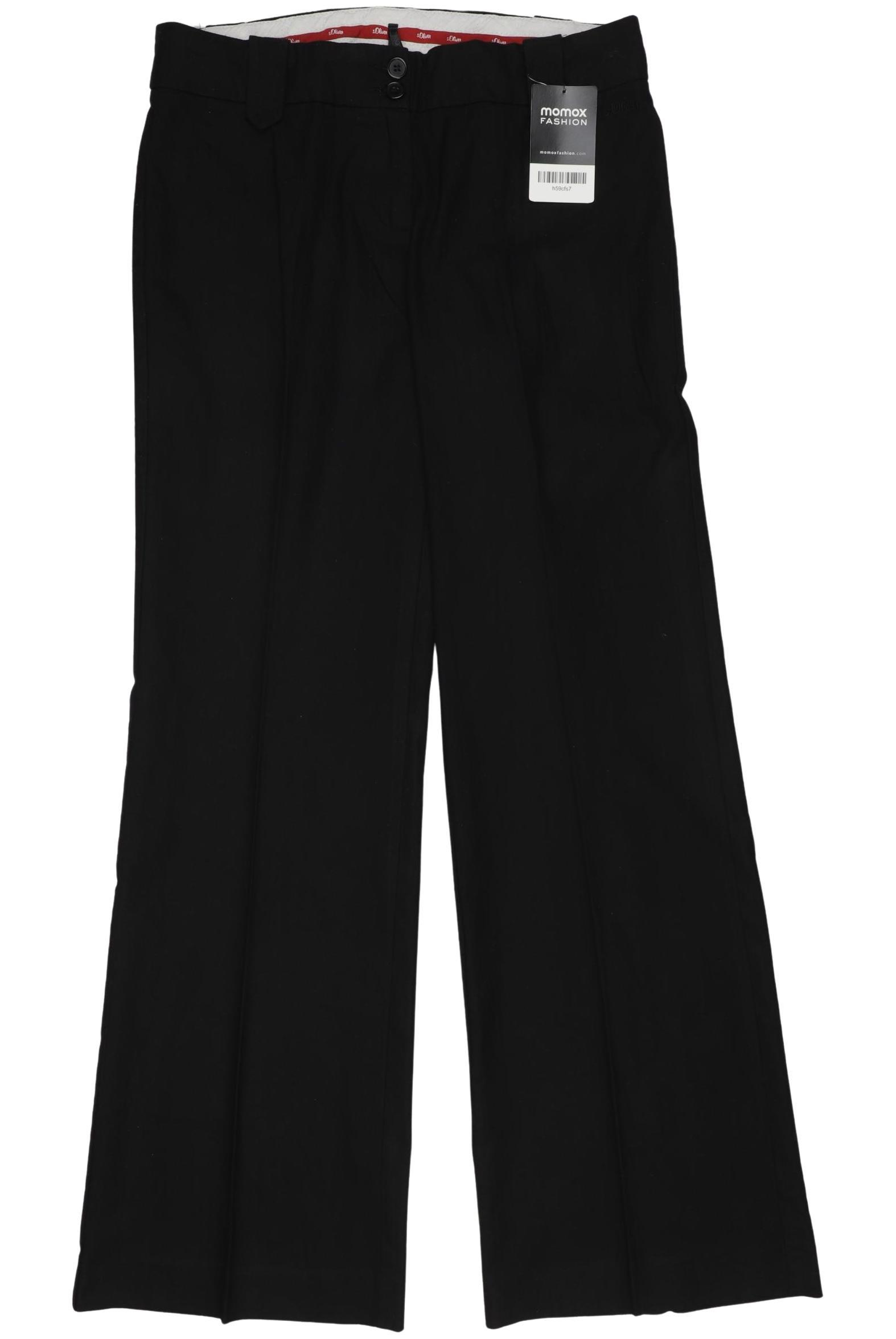 

s.Oliver Damen Stoffhose, schwarz, Gr. 36