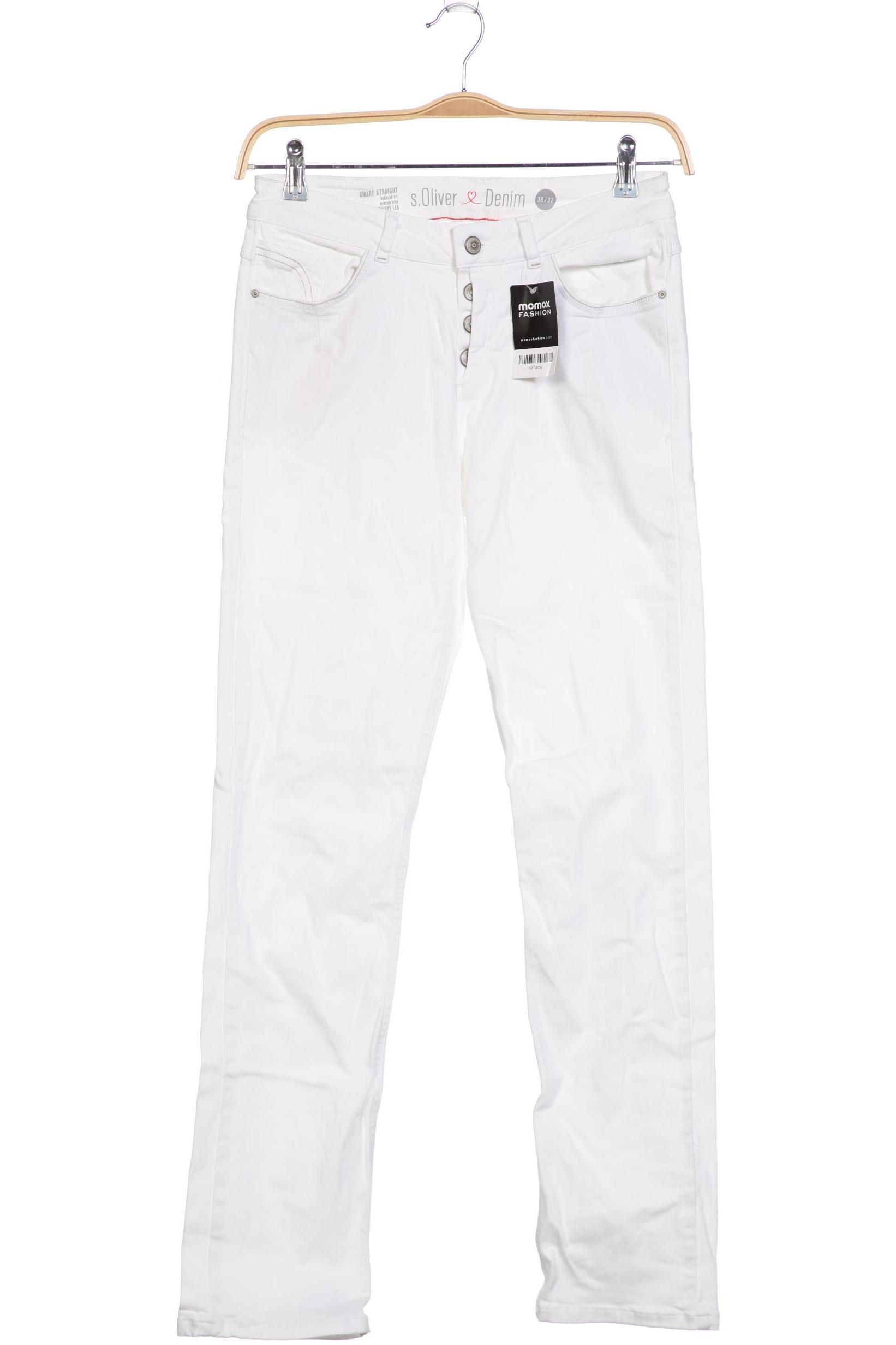 

s.Oliver Damen Jeans, weiß, Gr. 38