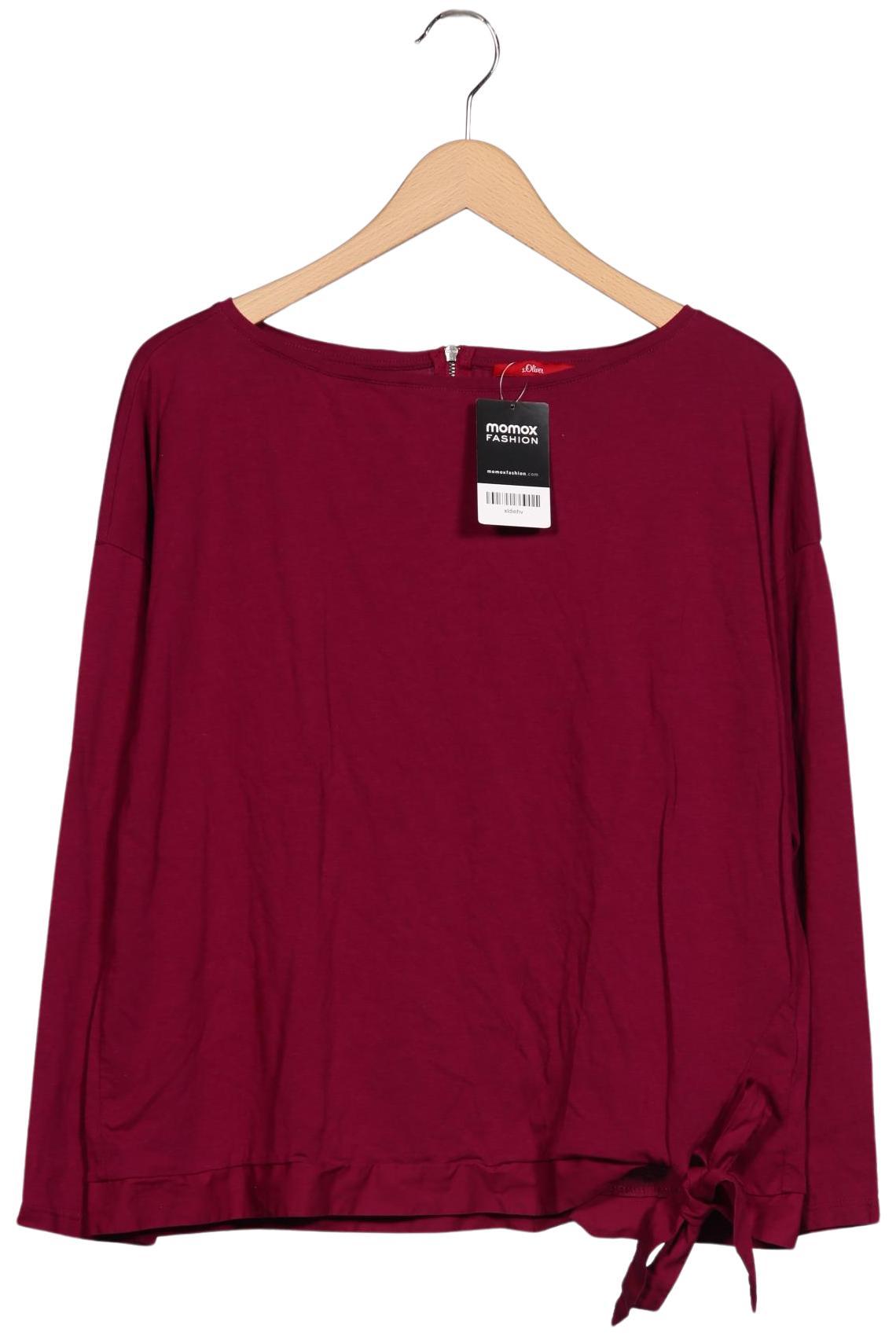 

s.Oliver Damen Langarmshirt, bordeaux, Gr. 44