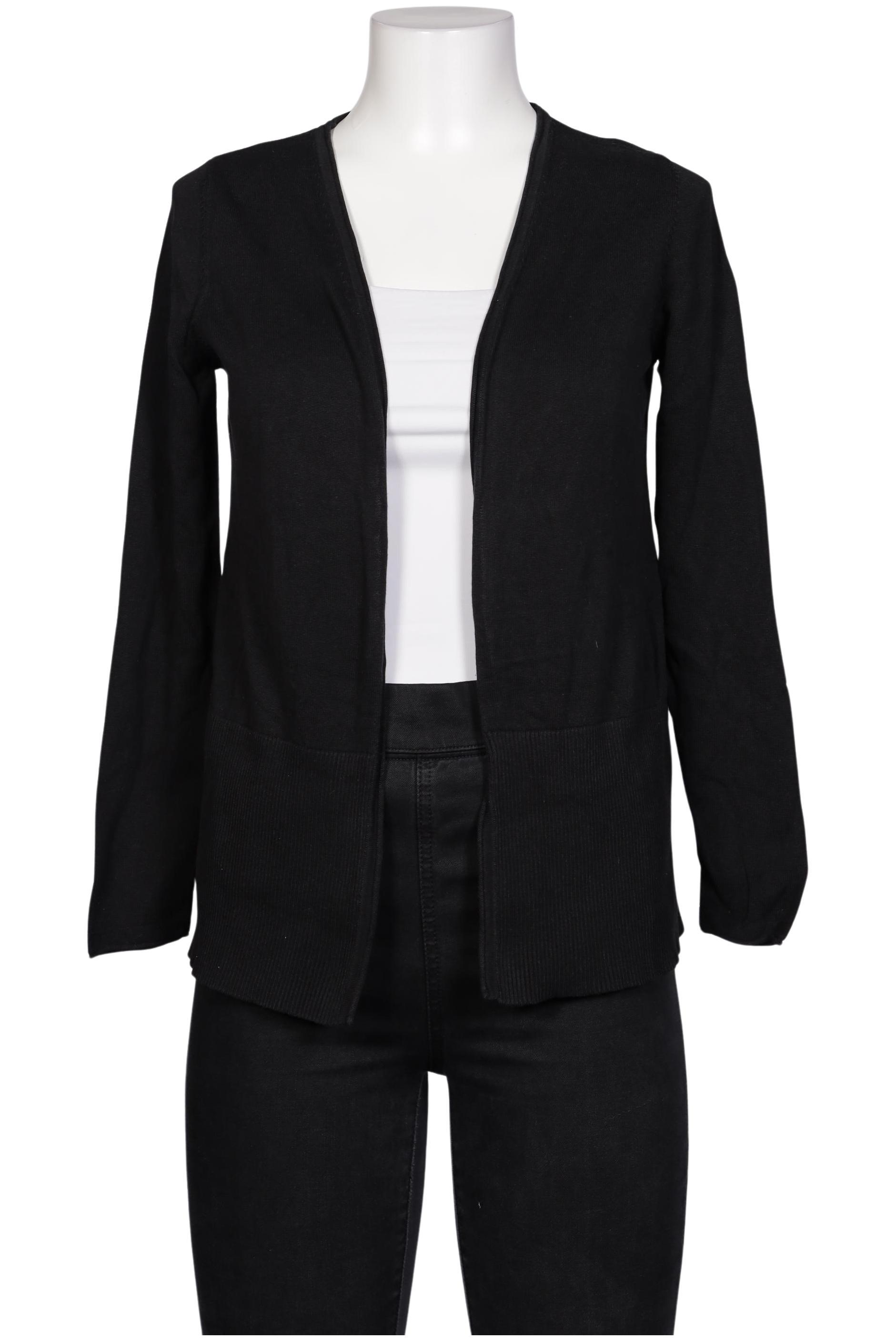 

s.Oliver Damen Strickjacke, schwarz, Gr. 38