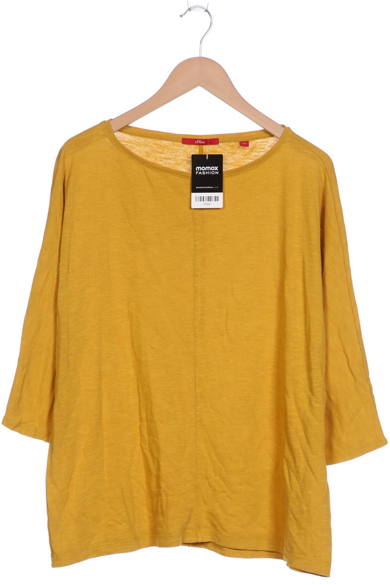 

s.Oliver Damen Langarmshirt, gelb