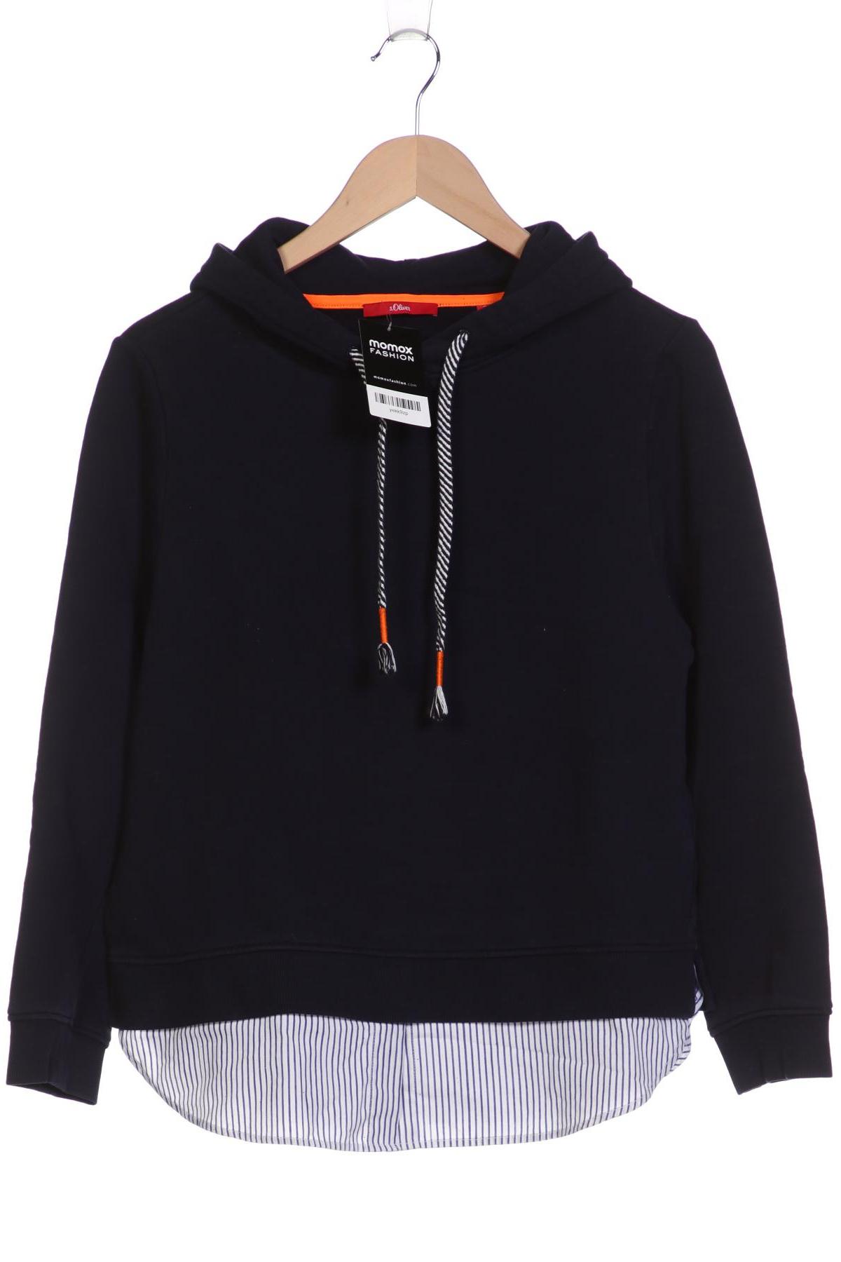 

s.Oliver Damen Kapuzenpullover, marineblau, Gr. 36