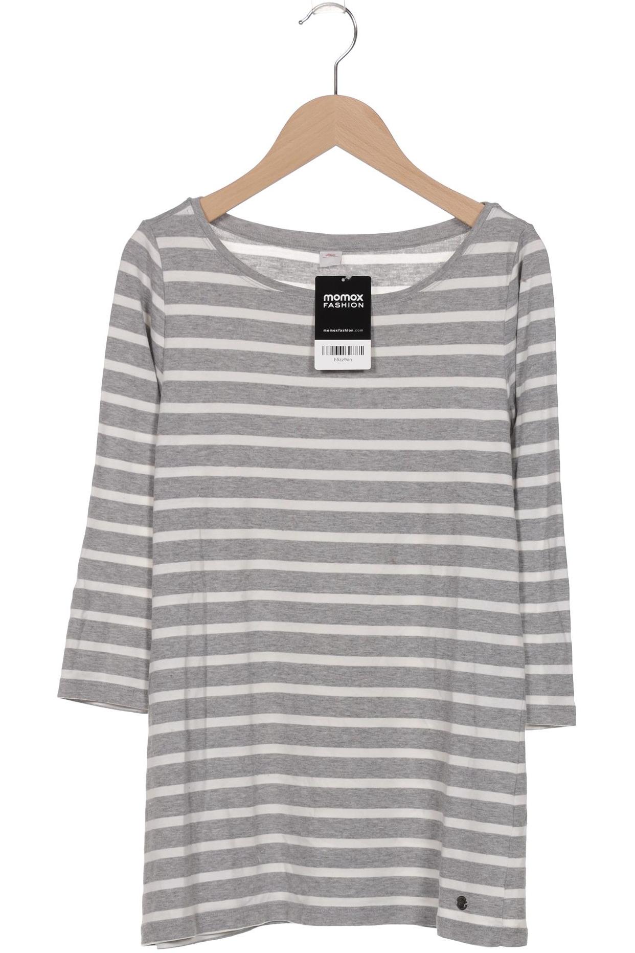 

s.Oliver Damen Langarmshirt, grau, Gr. 40