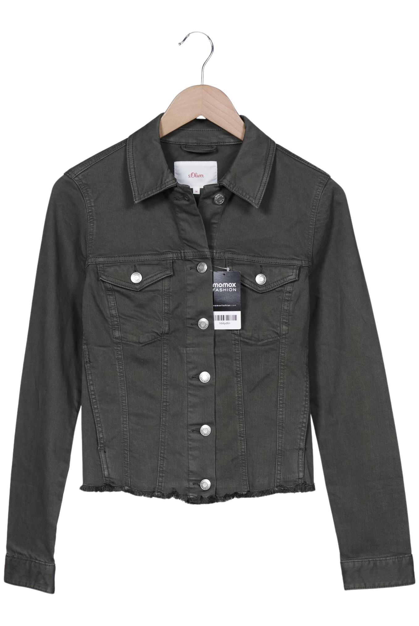 

s.Oliver Damen Jacke, grün, Gr. 36