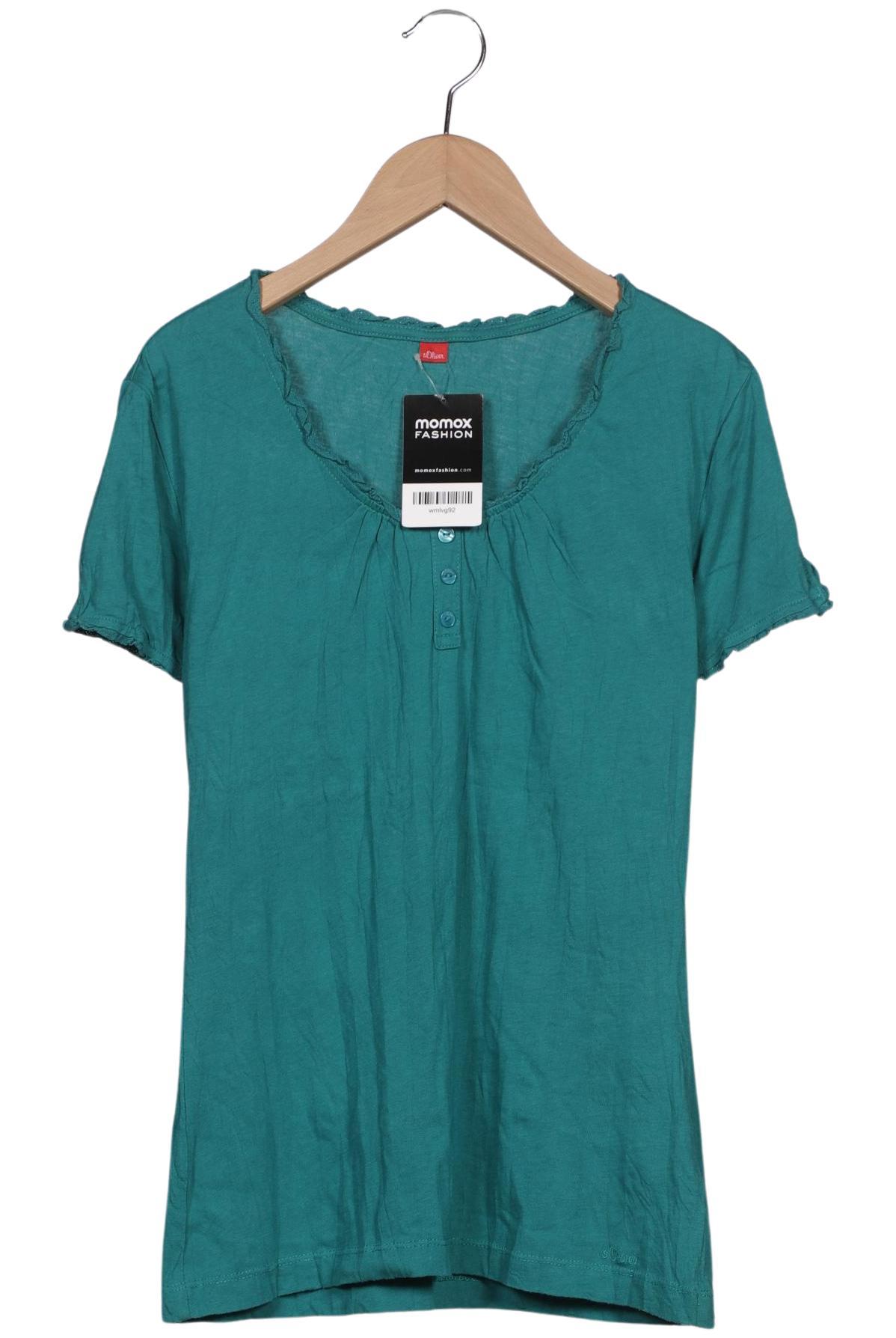 

s.Oliver Damen T-Shirt, türkis, Gr. 46