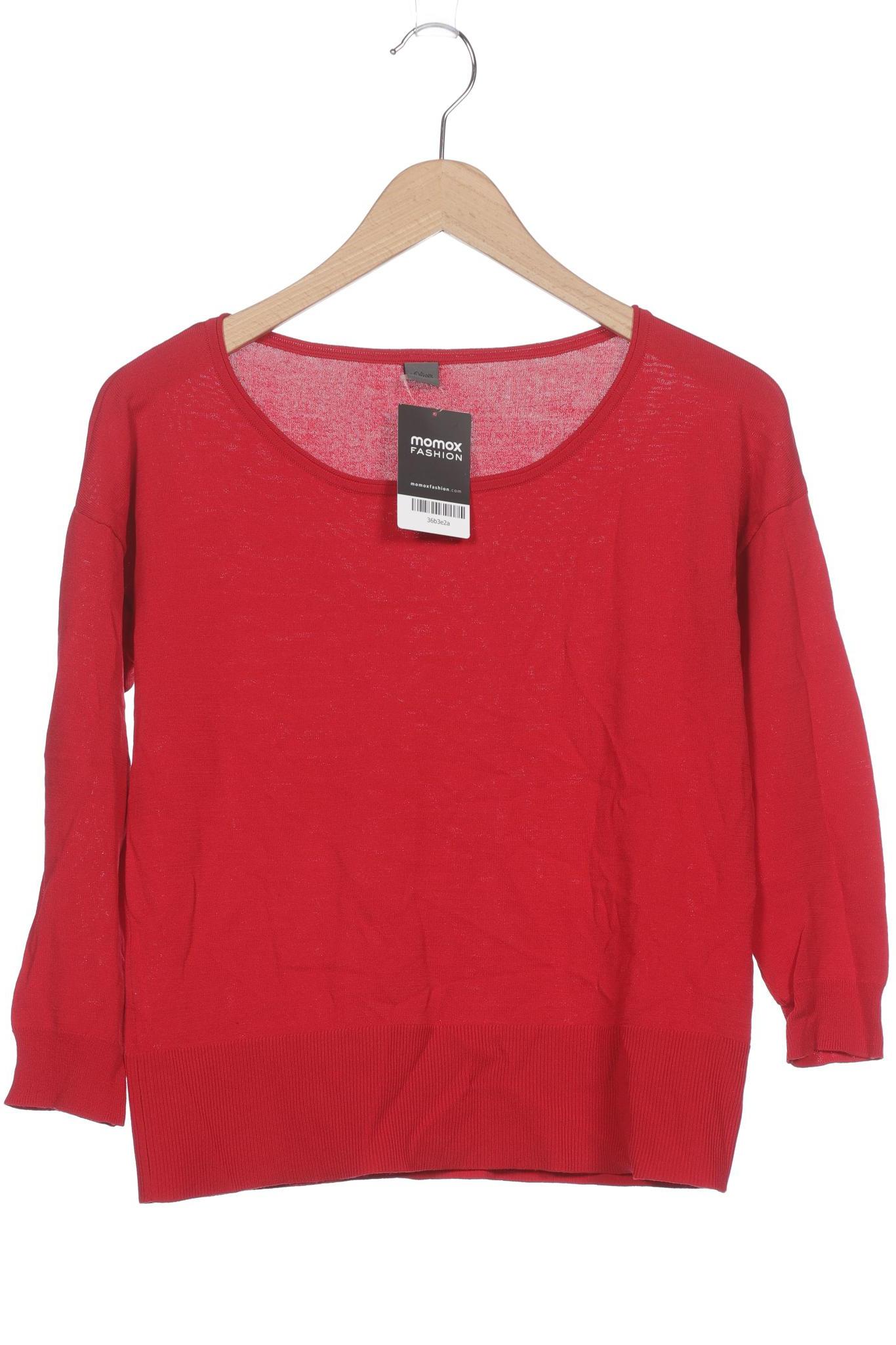 

s.Oliver Damen Pullover, rot, Gr. 36