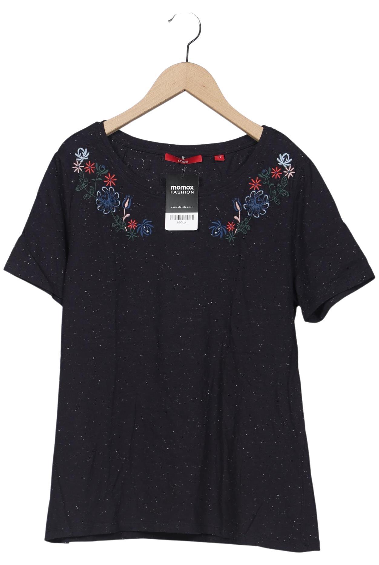 

s.Oliver Damen T-Shirt, marineblau, Gr. 42