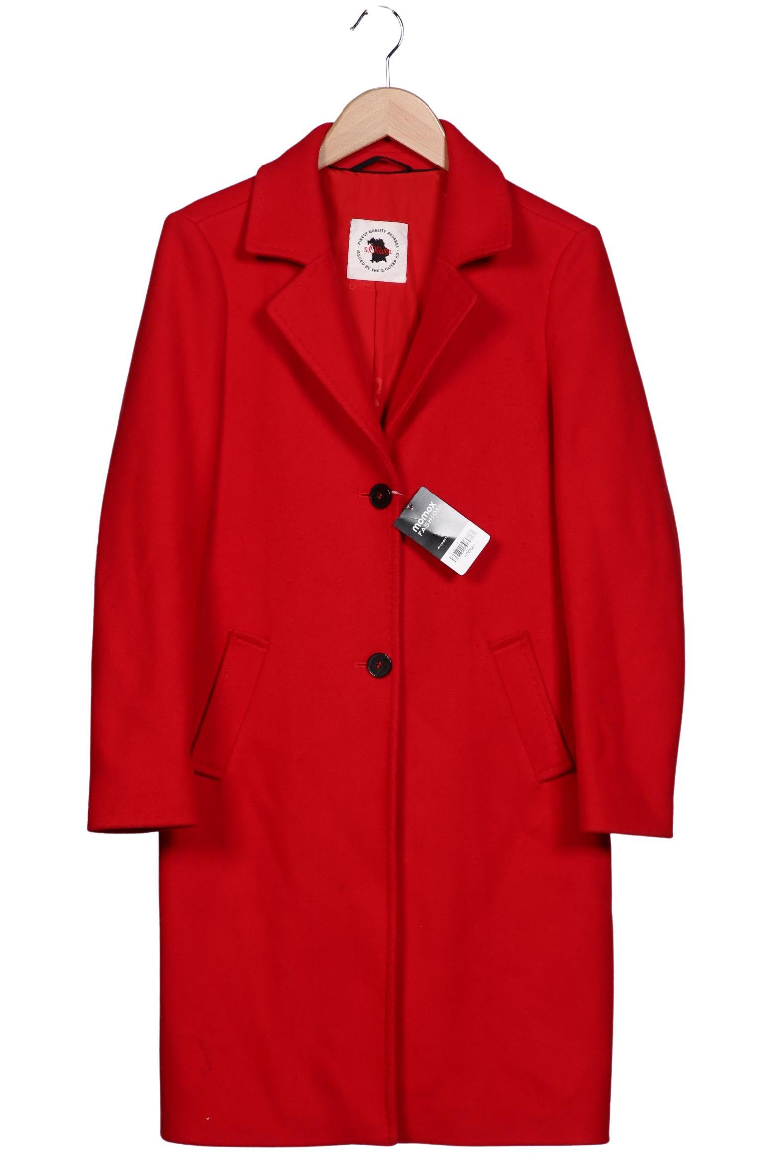 

s.Oliver Damen Mantel, rot, Gr. 34