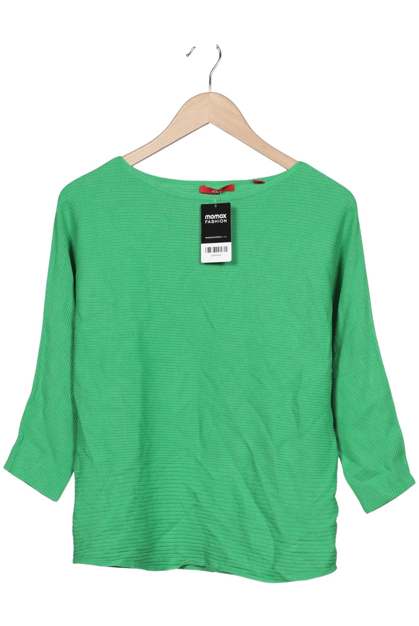 

s.Oliver Damen Pullover, grün, Gr. 38