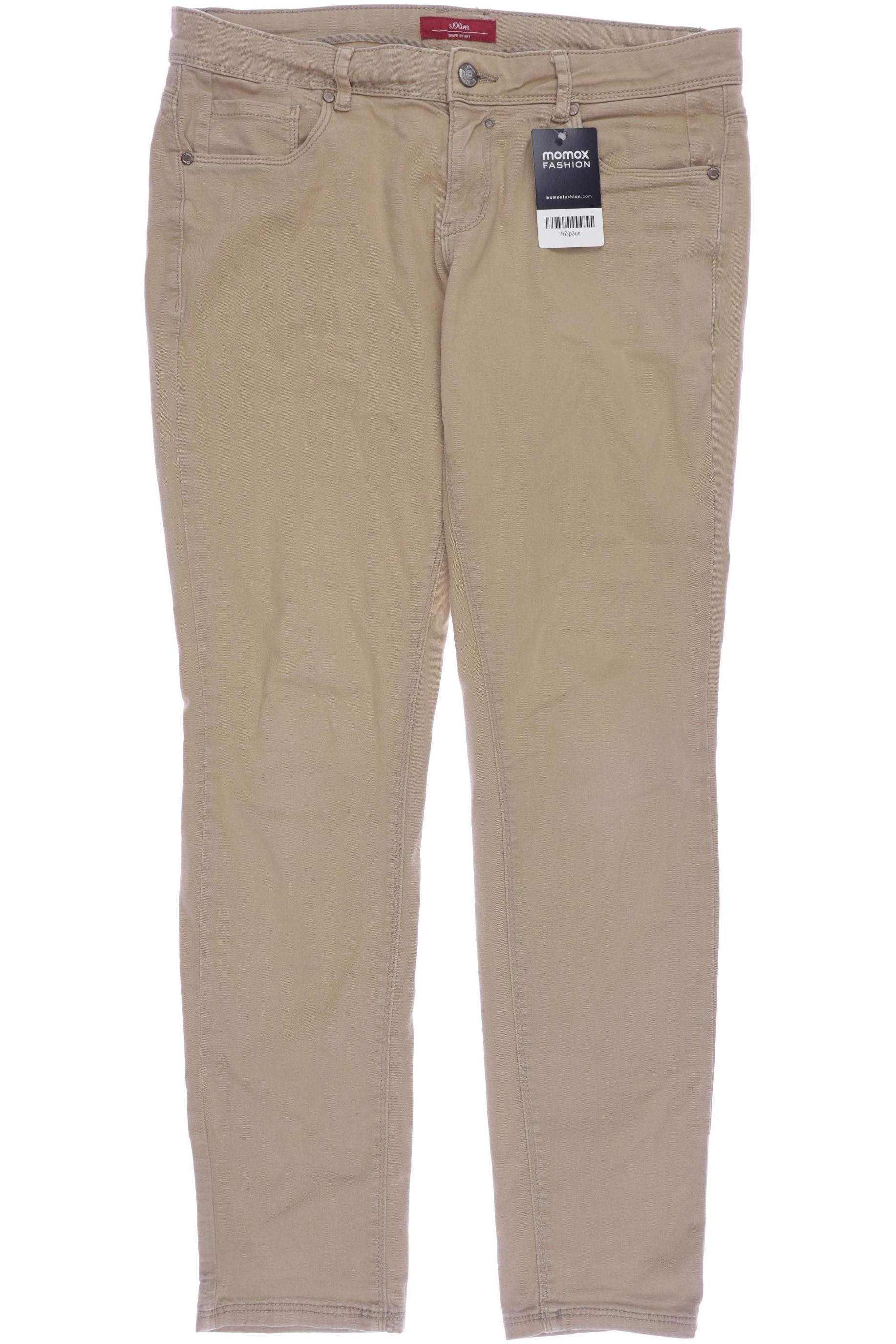 

s.Oliver Damen Jeans, beige, Gr. 33