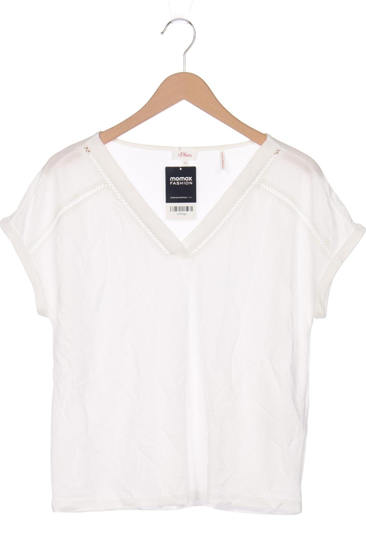 

s.Oliver Damen T-Shirt, weiß, Gr. 36