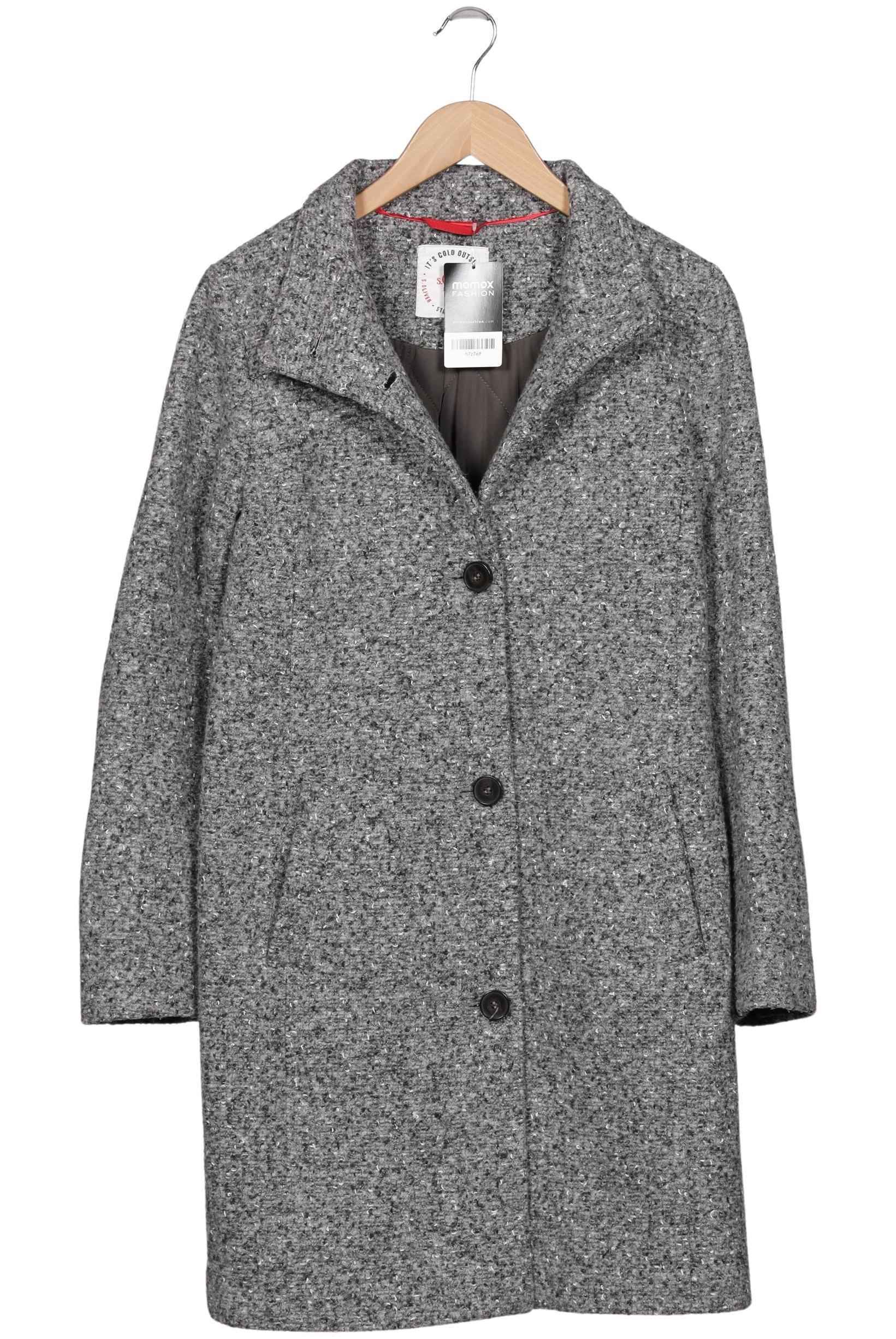 

s.Oliver Damen Mantel, grau, Gr. 36