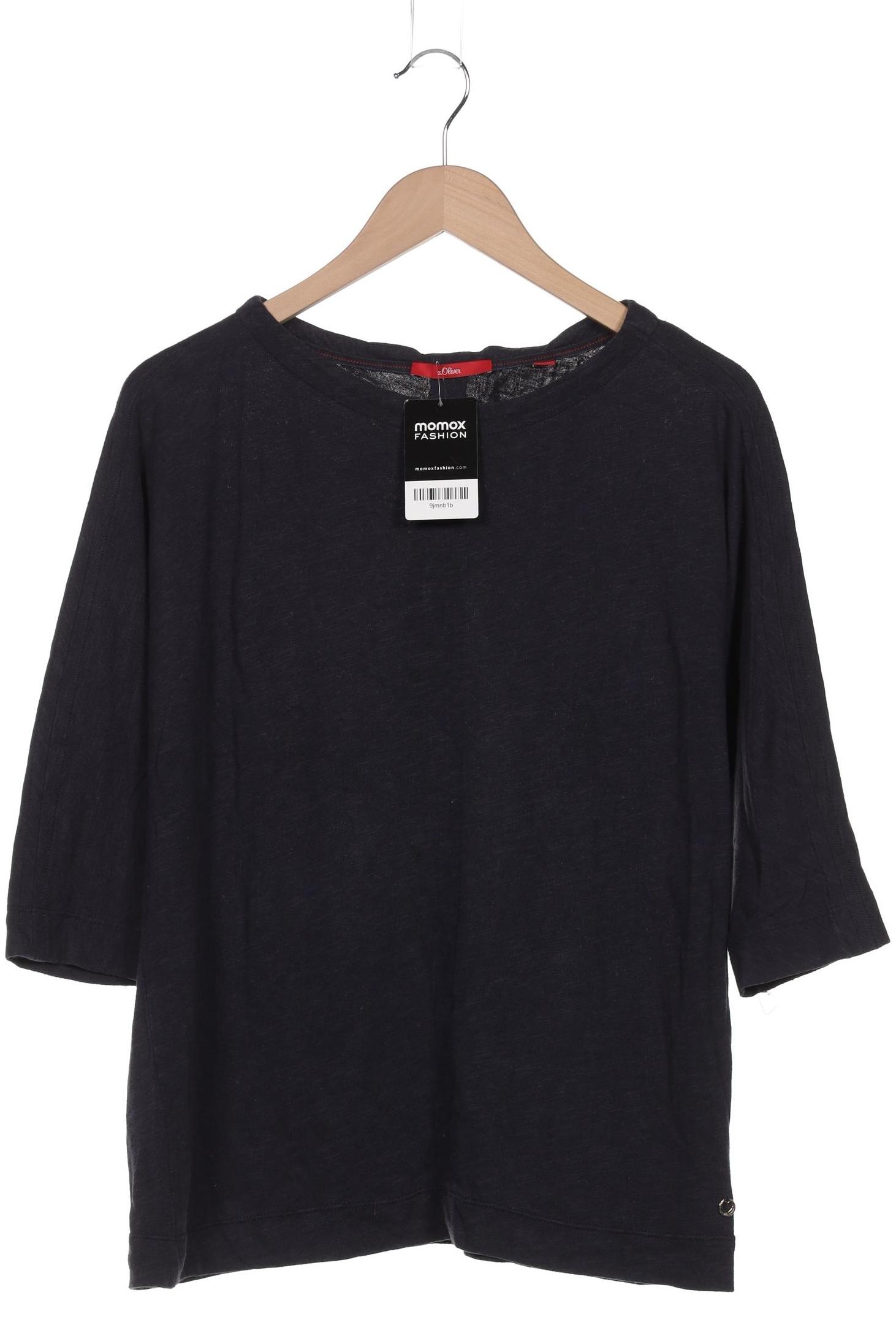 

s.Oliver Damen Langarmshirt, marineblau, Gr. 40